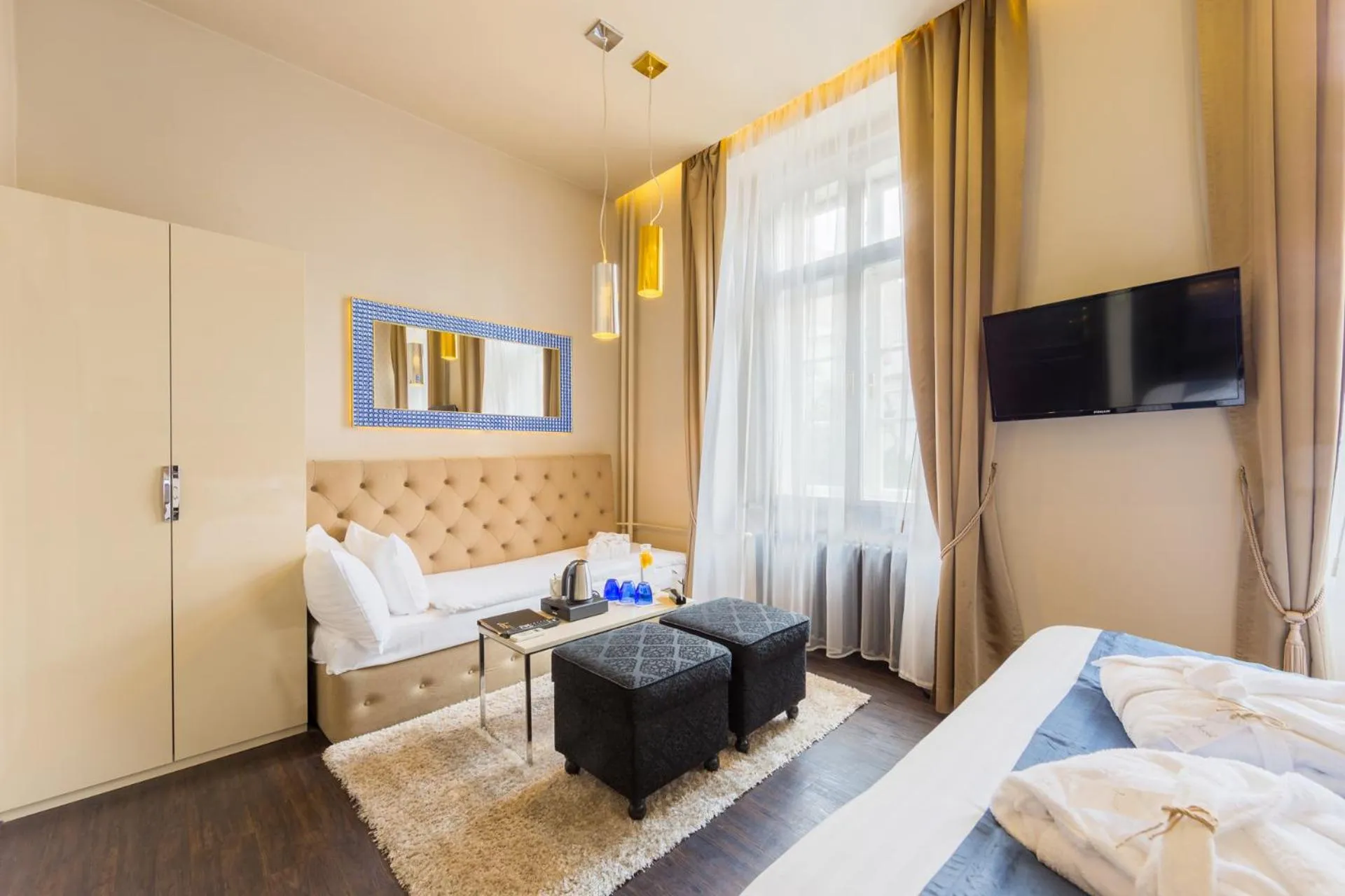 Bed in Design Hotel Jewel Prague