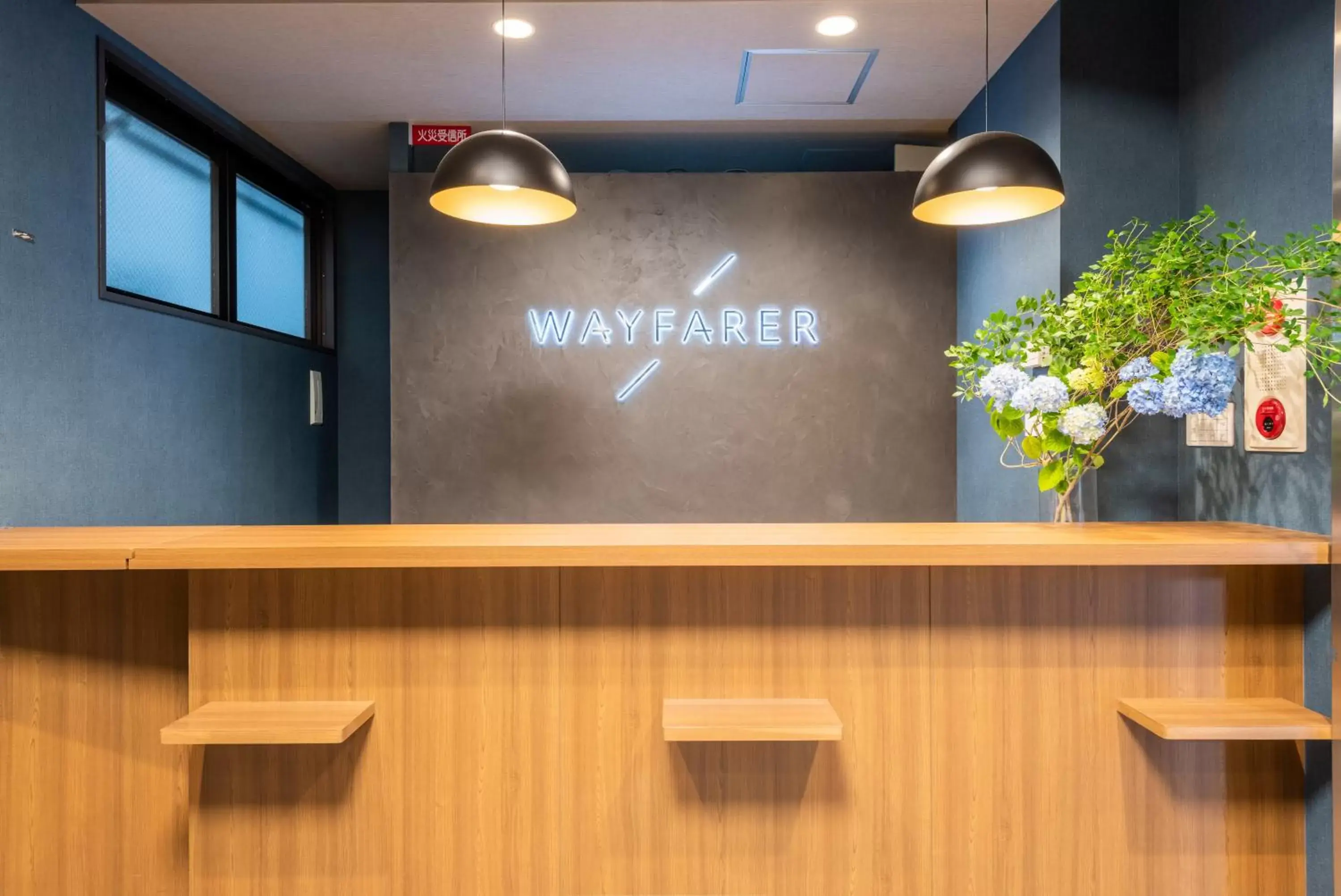 Property building, Lobby/Reception in Wayfarer Kyoto Shijo