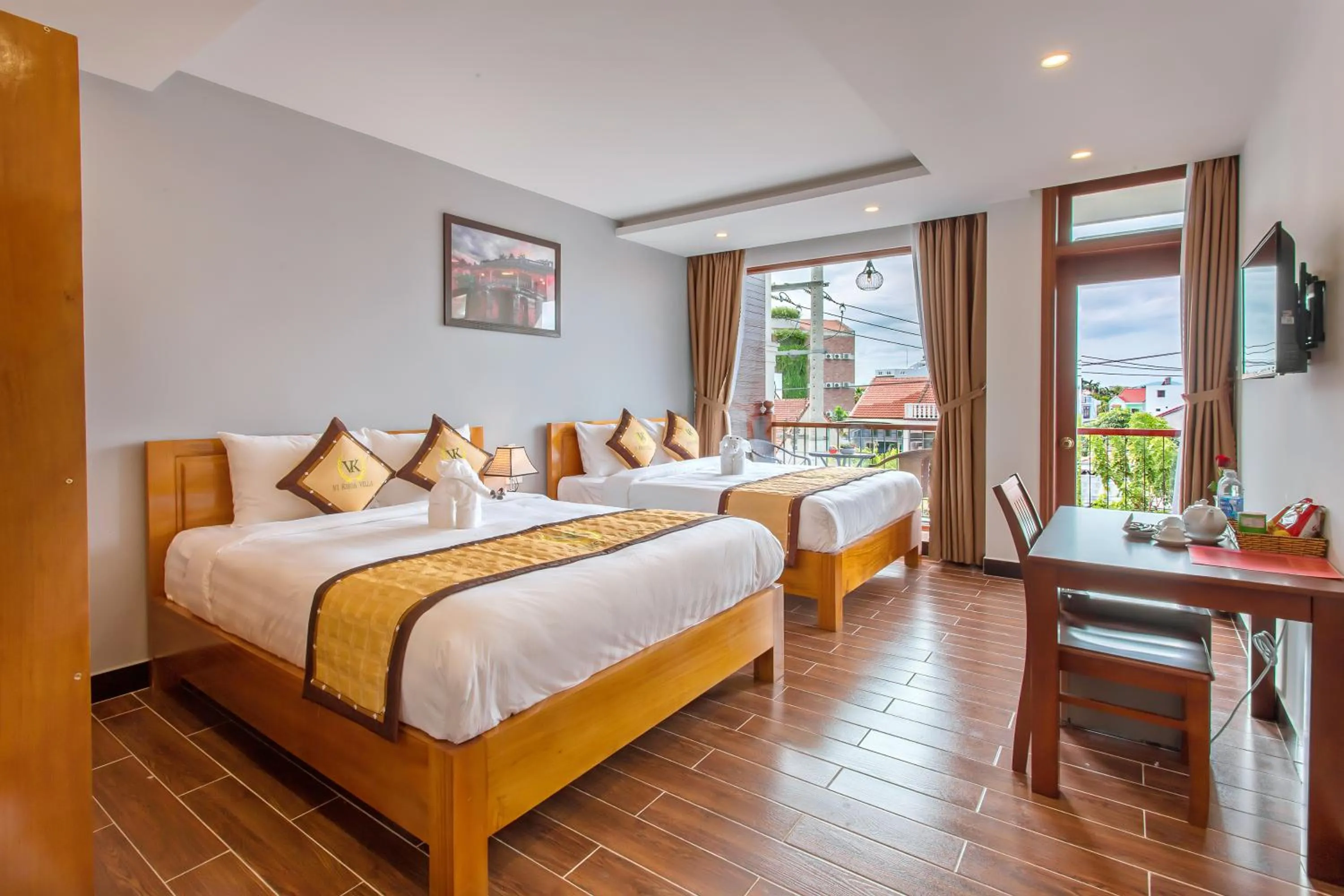 Bedroom, Bed in Hoi An Vi Khoa Villa