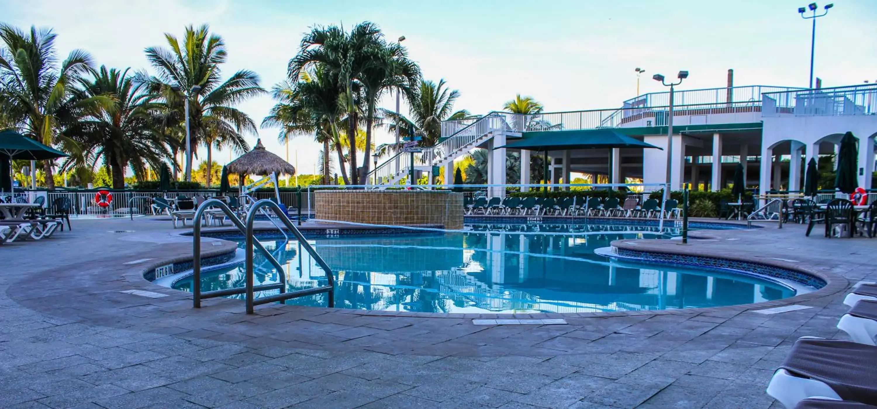 Patio, Property Building in The Resort on Cocoa Beach, a VRI resort