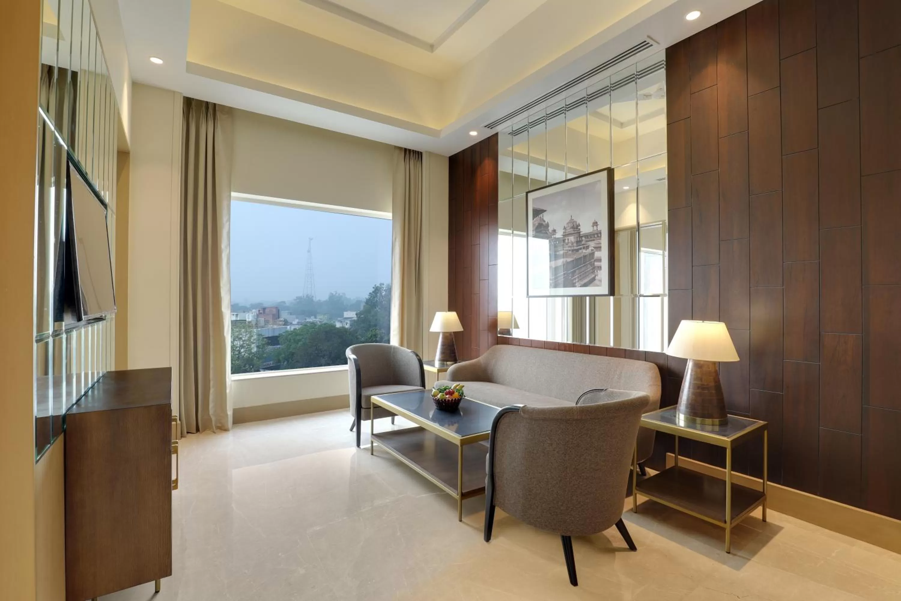 Living room in Lemon Tree Hotel, Jhansi