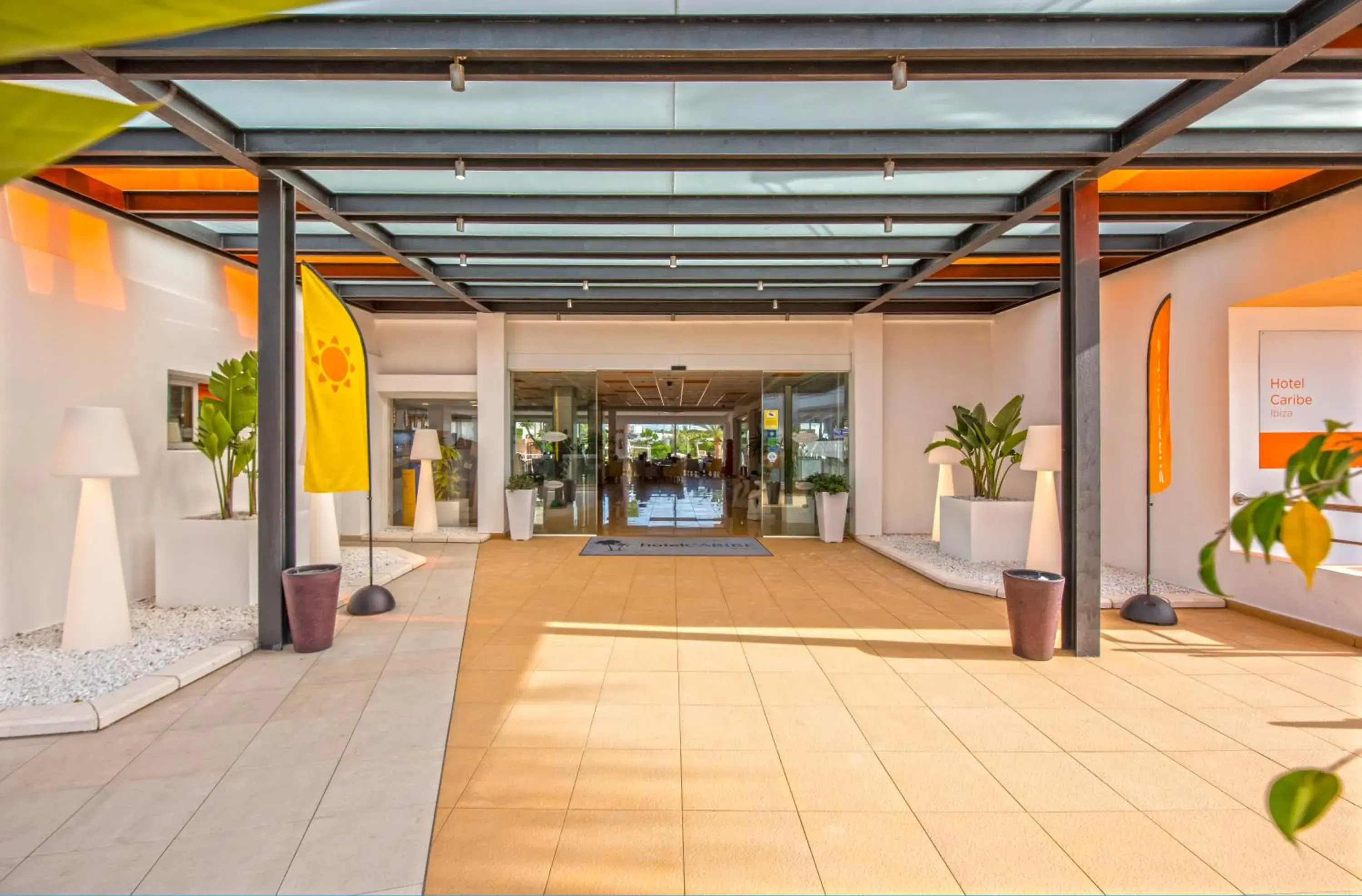 Lobby or reception in Hotel Caribe