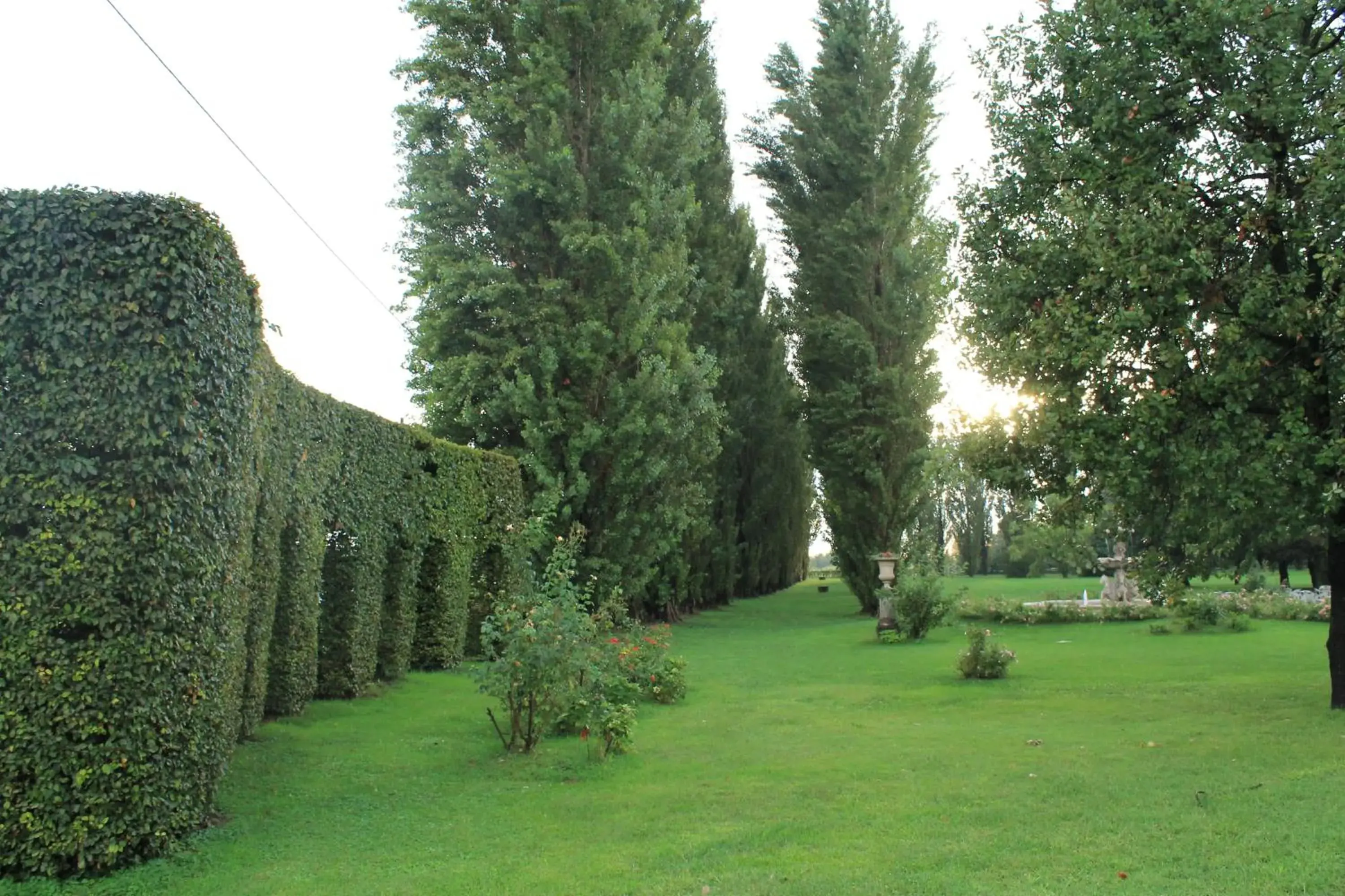 Garden in Villa Belvedere 1849
