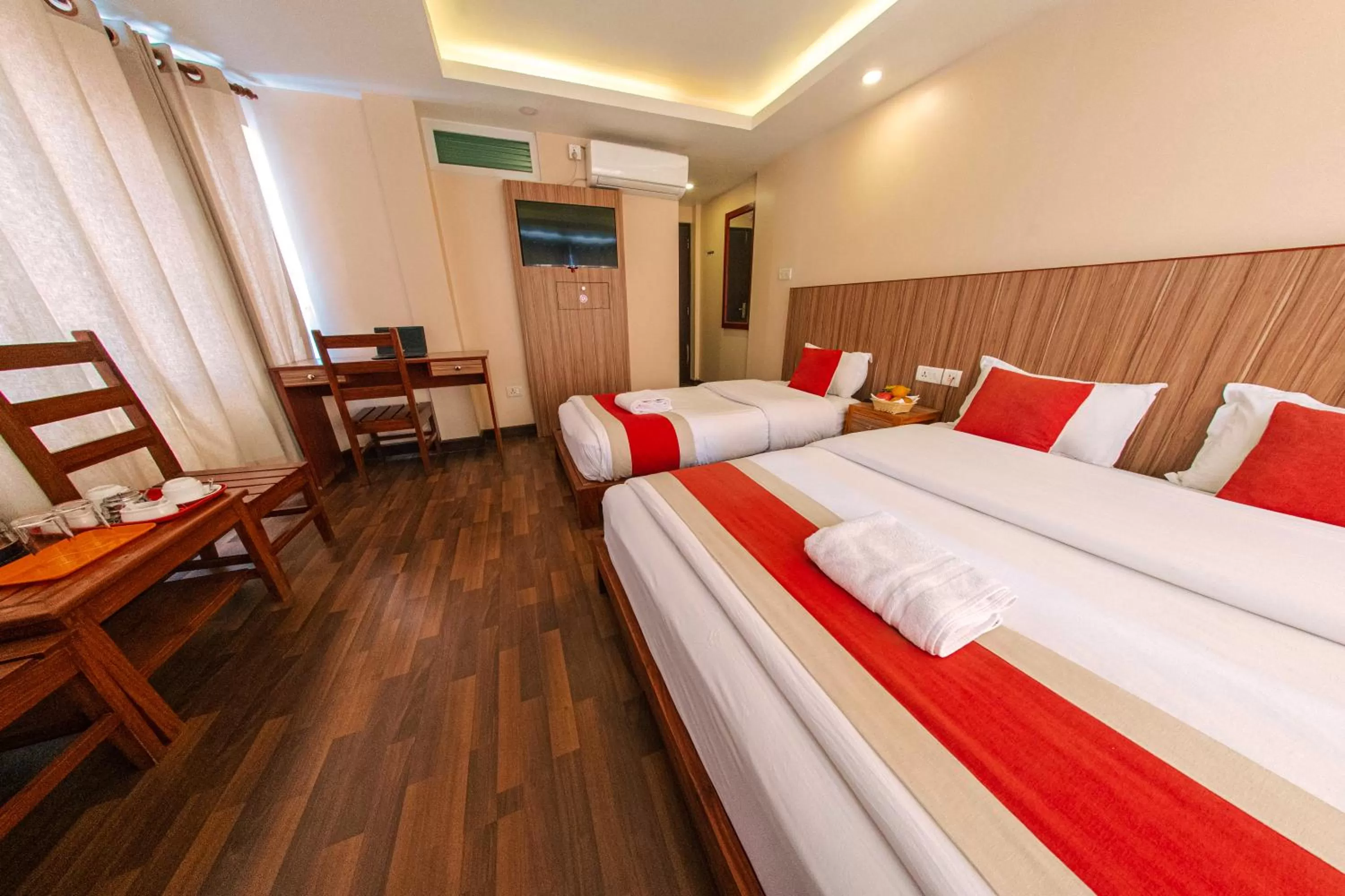 Bed in Hotel Chhimeki