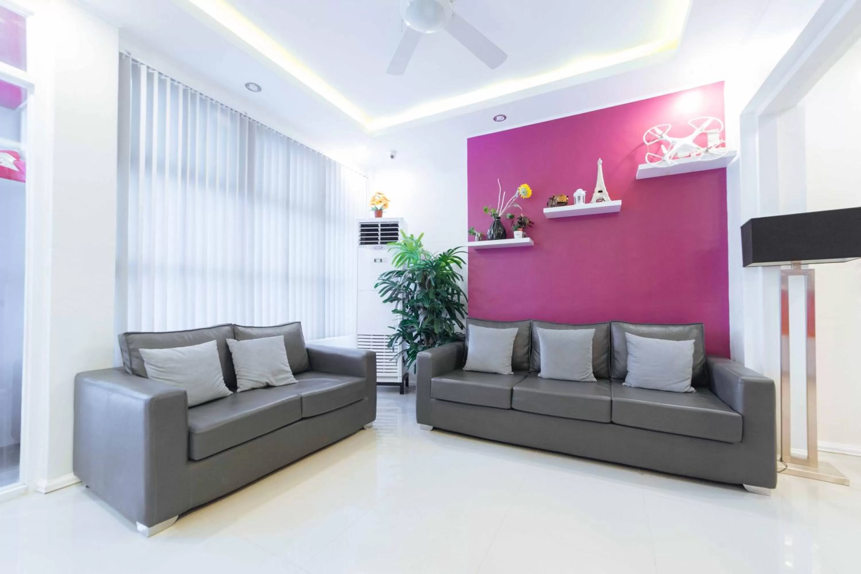 Seating area in RedDoorz Plus near SM Lanang Davao