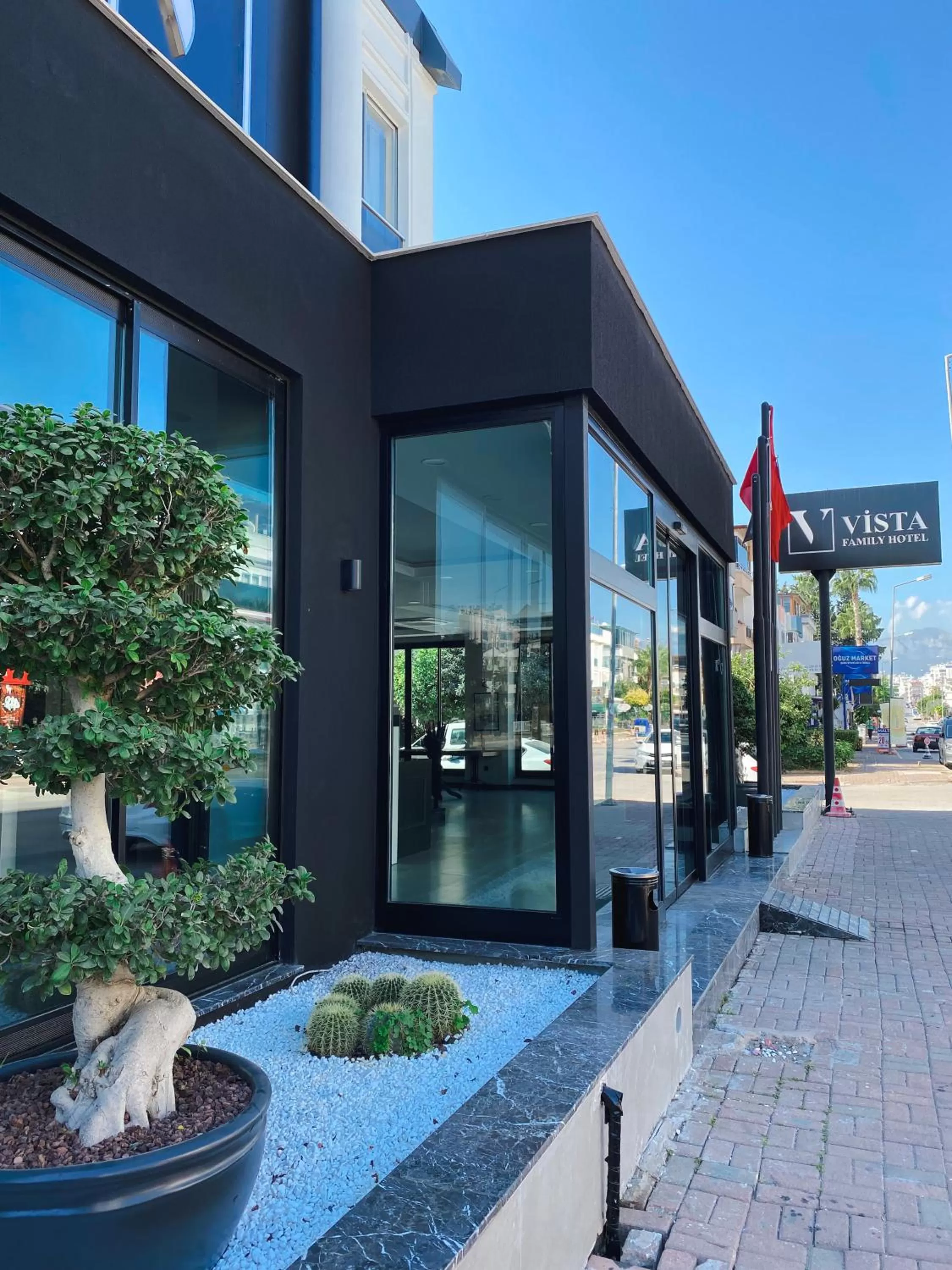 Quiet street view, Swimming Pool in Vista Family Hotel Konyaaltı