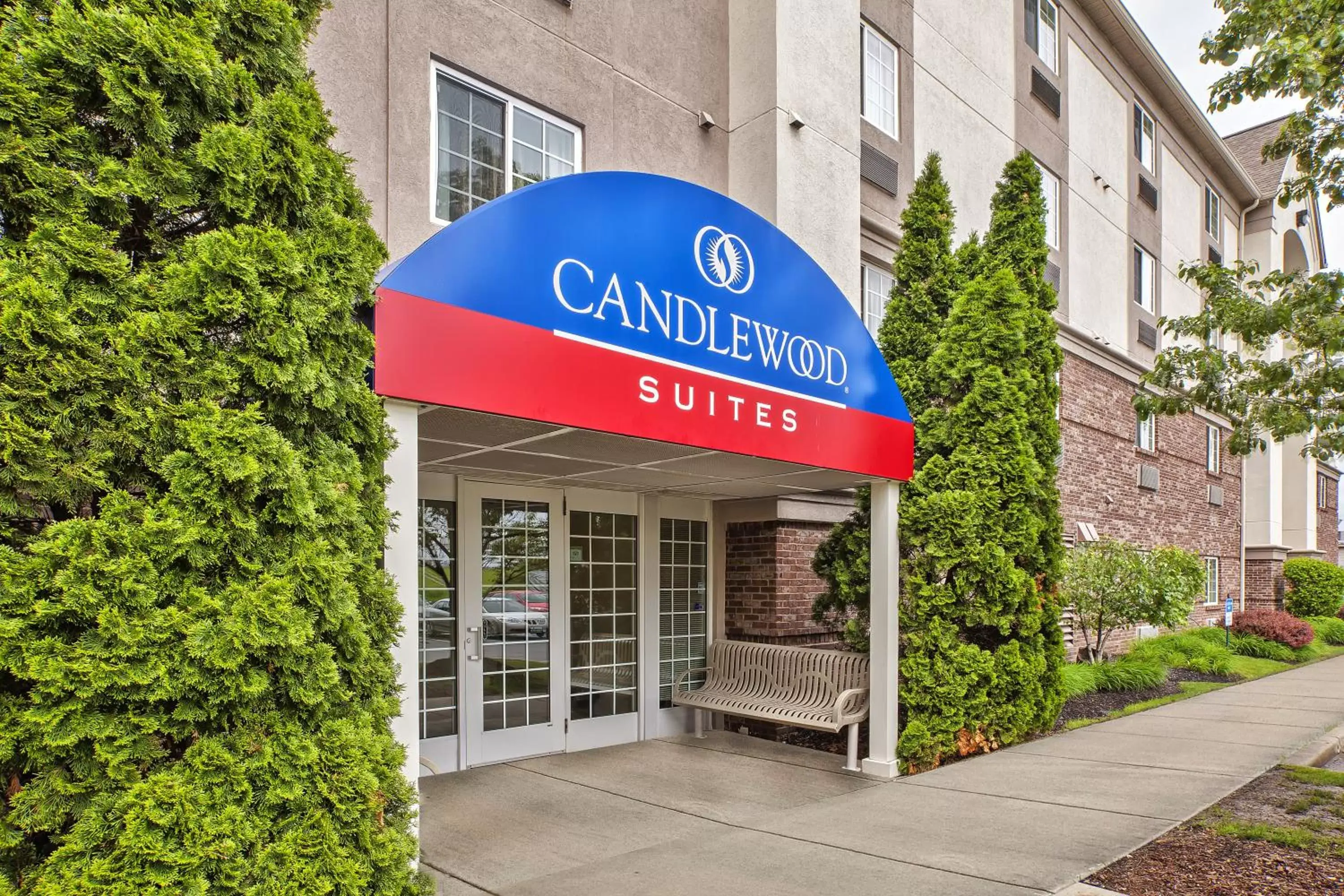 Property building in Candlewood Suites Indianapolis Northeast, an IHG Hotel