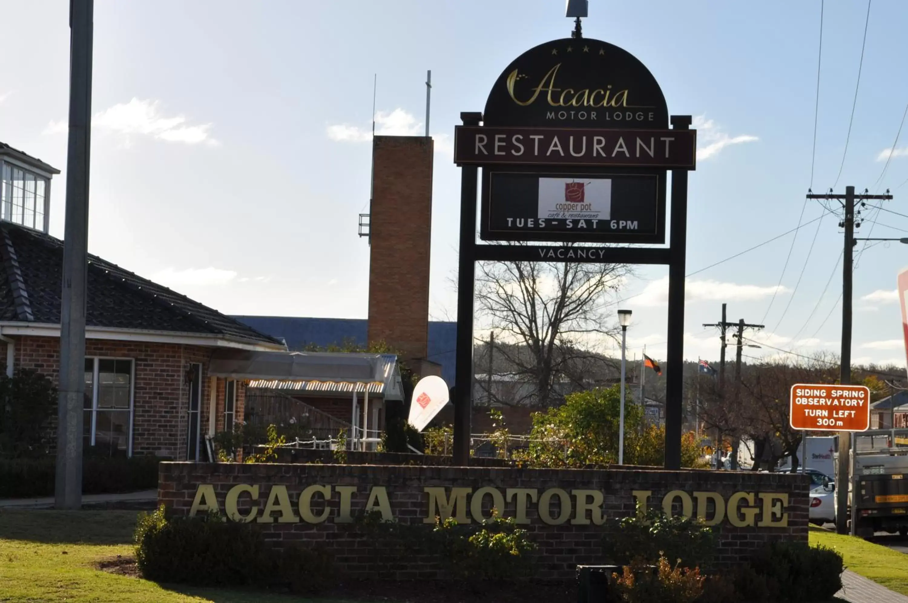 Facade/entrance, Property Logo/Sign in Acacia Motor Lodge