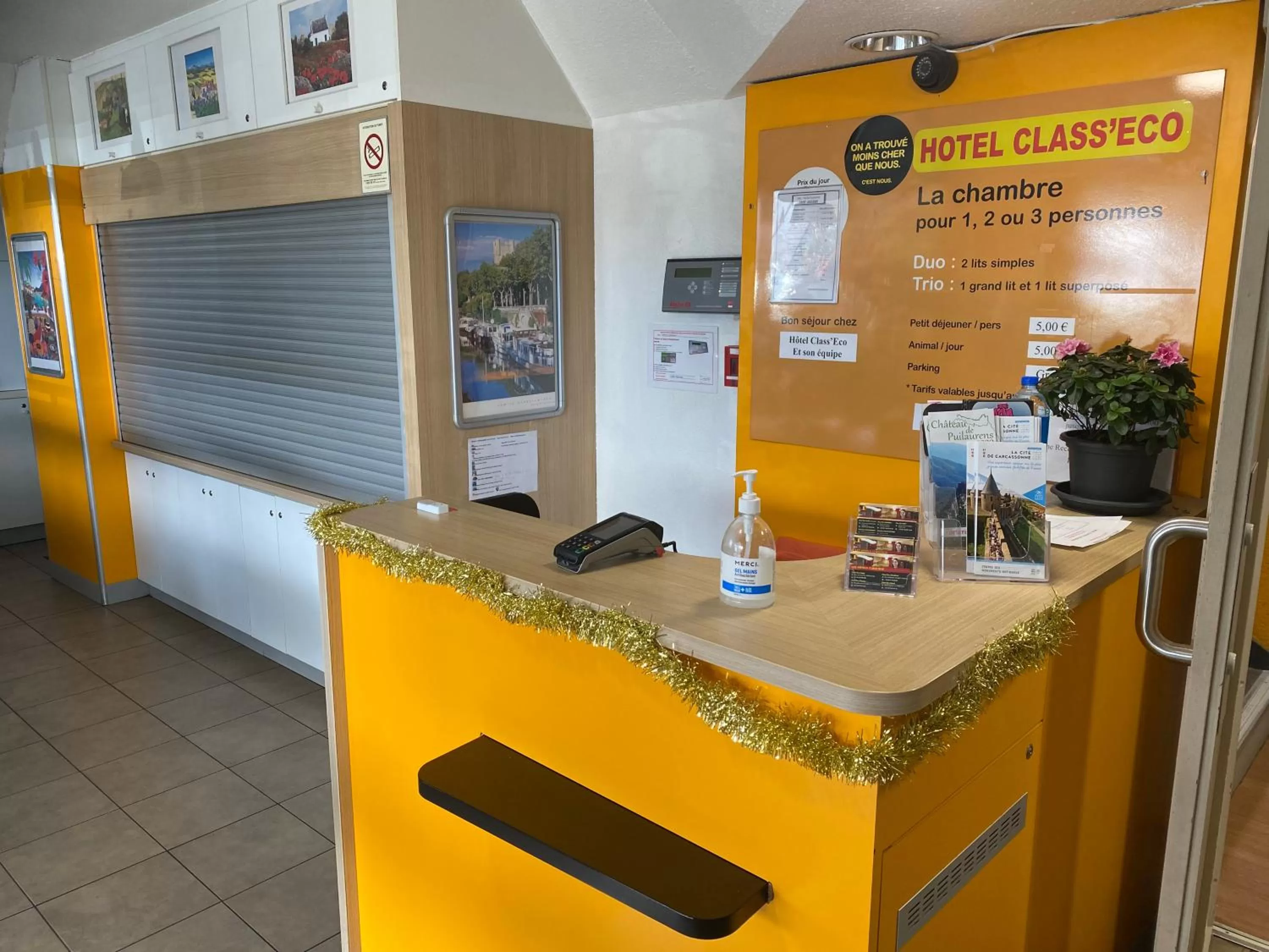 Lobby or reception, Lobby/Reception in Hotel Class'Eco Carcassonne