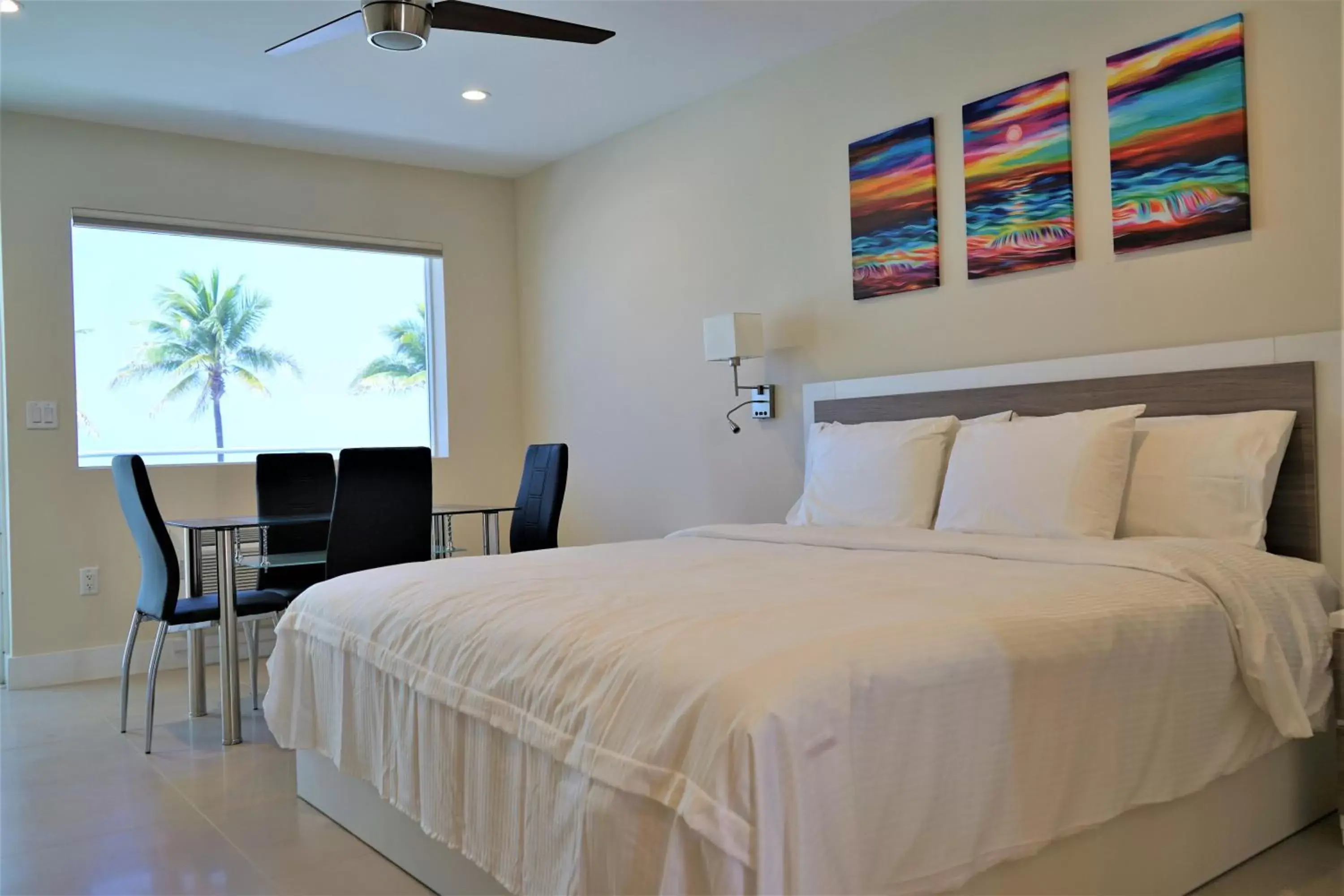 Bed in Diane Oceanfront Suites