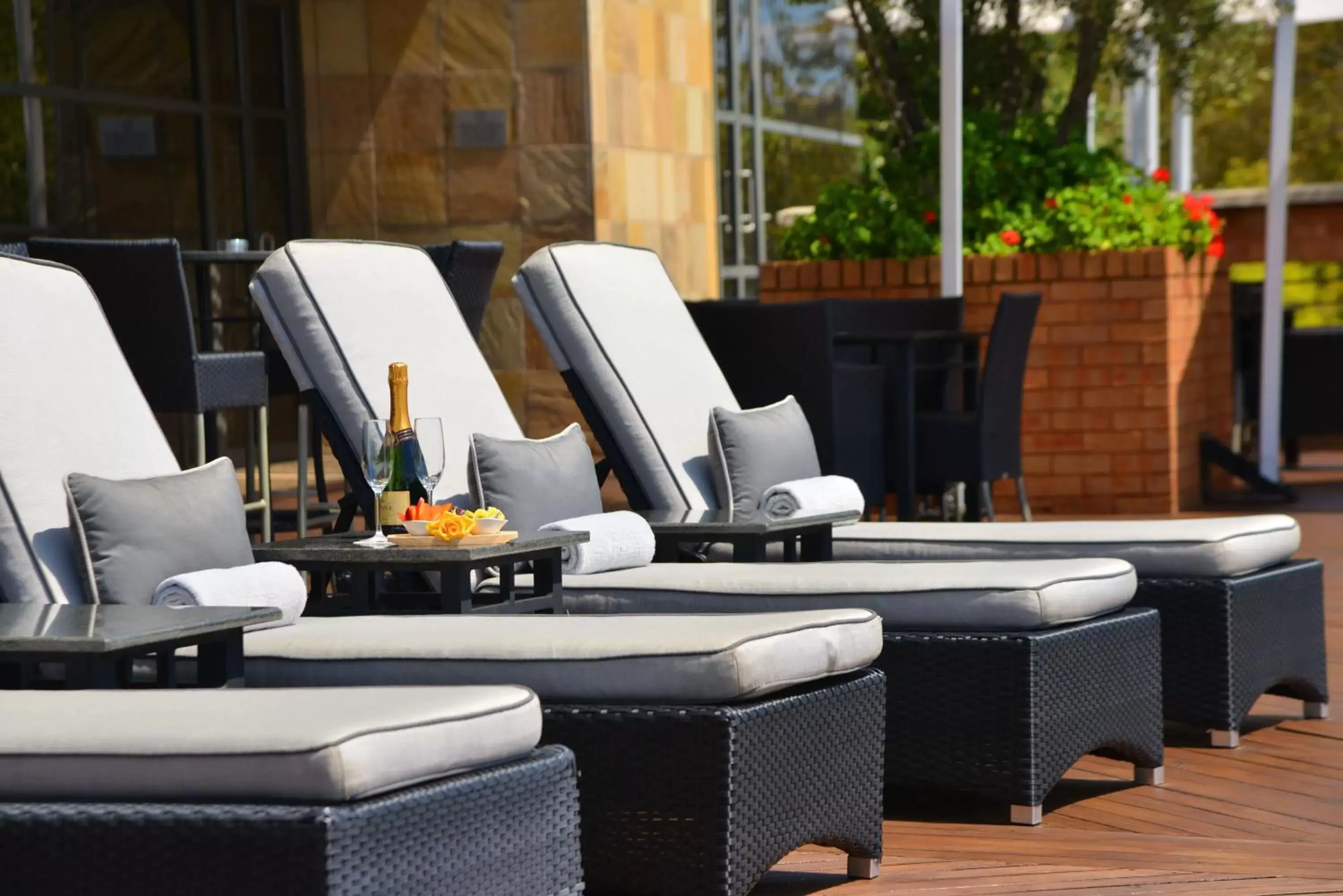 Patio in City Lodge Hotel Fourways