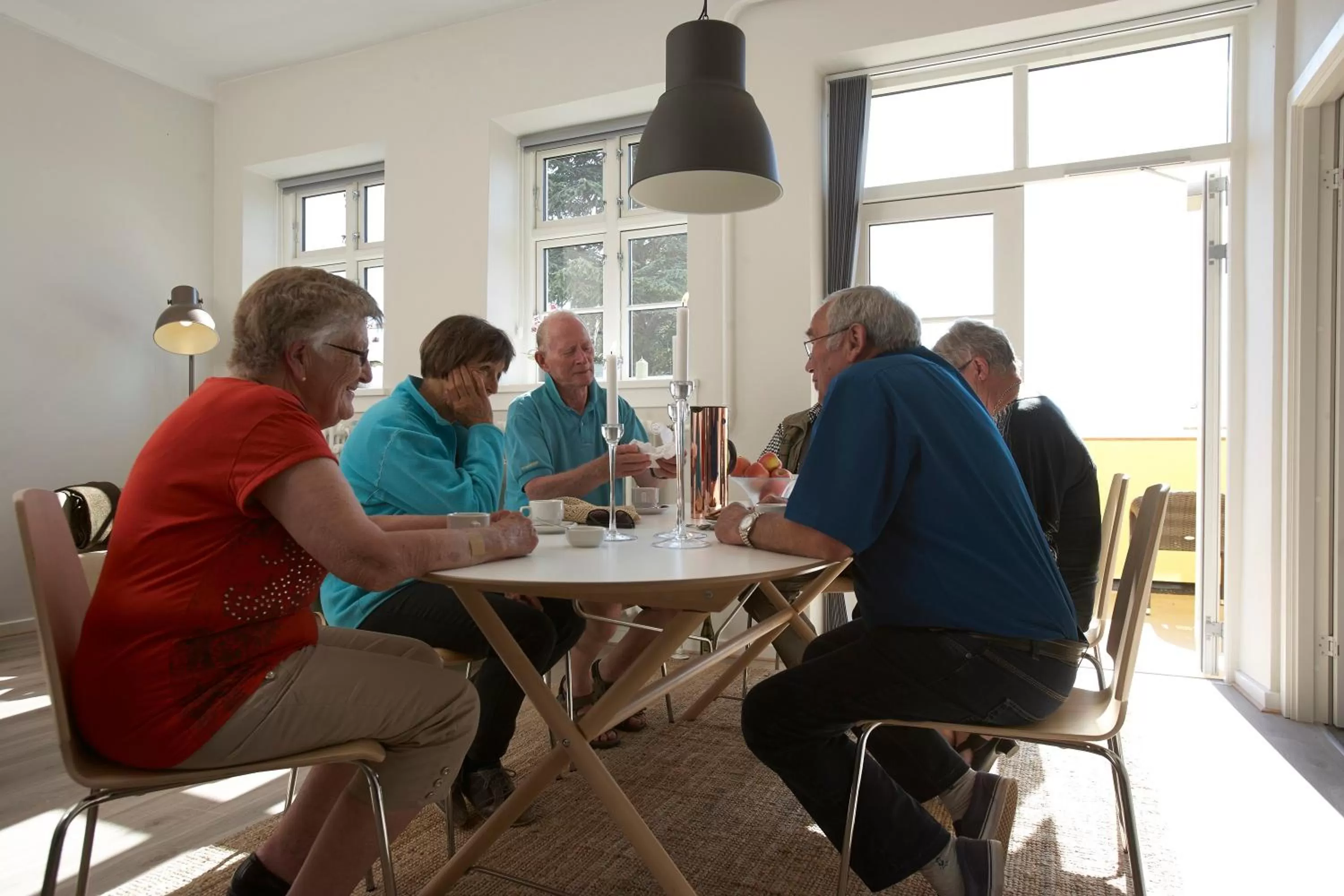 Seating area, Guests in Hotel Residens Møen
