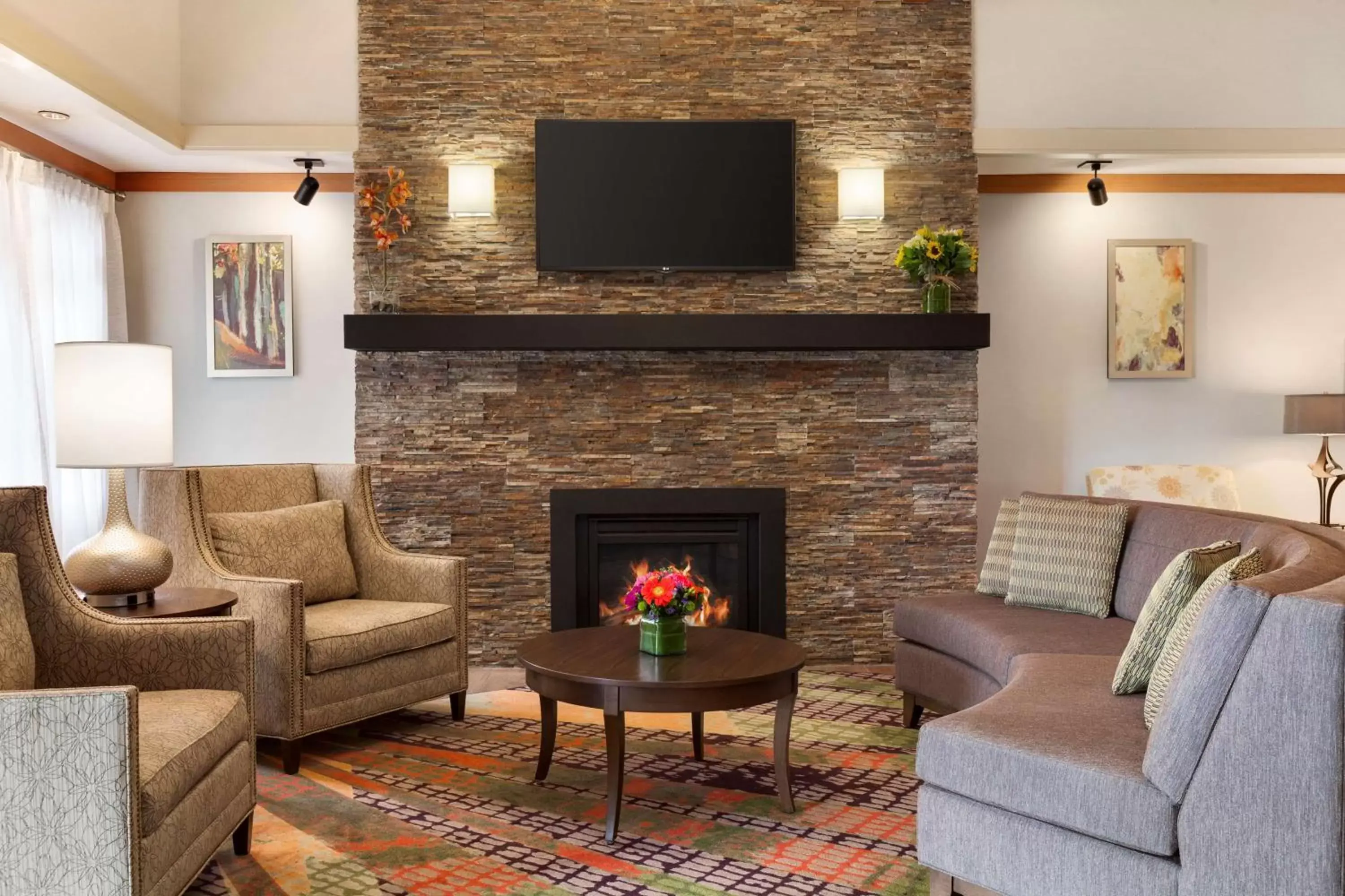 Lobby or reception, Seating Area in Homewood Suites by Hilton San Francisco Airport North California