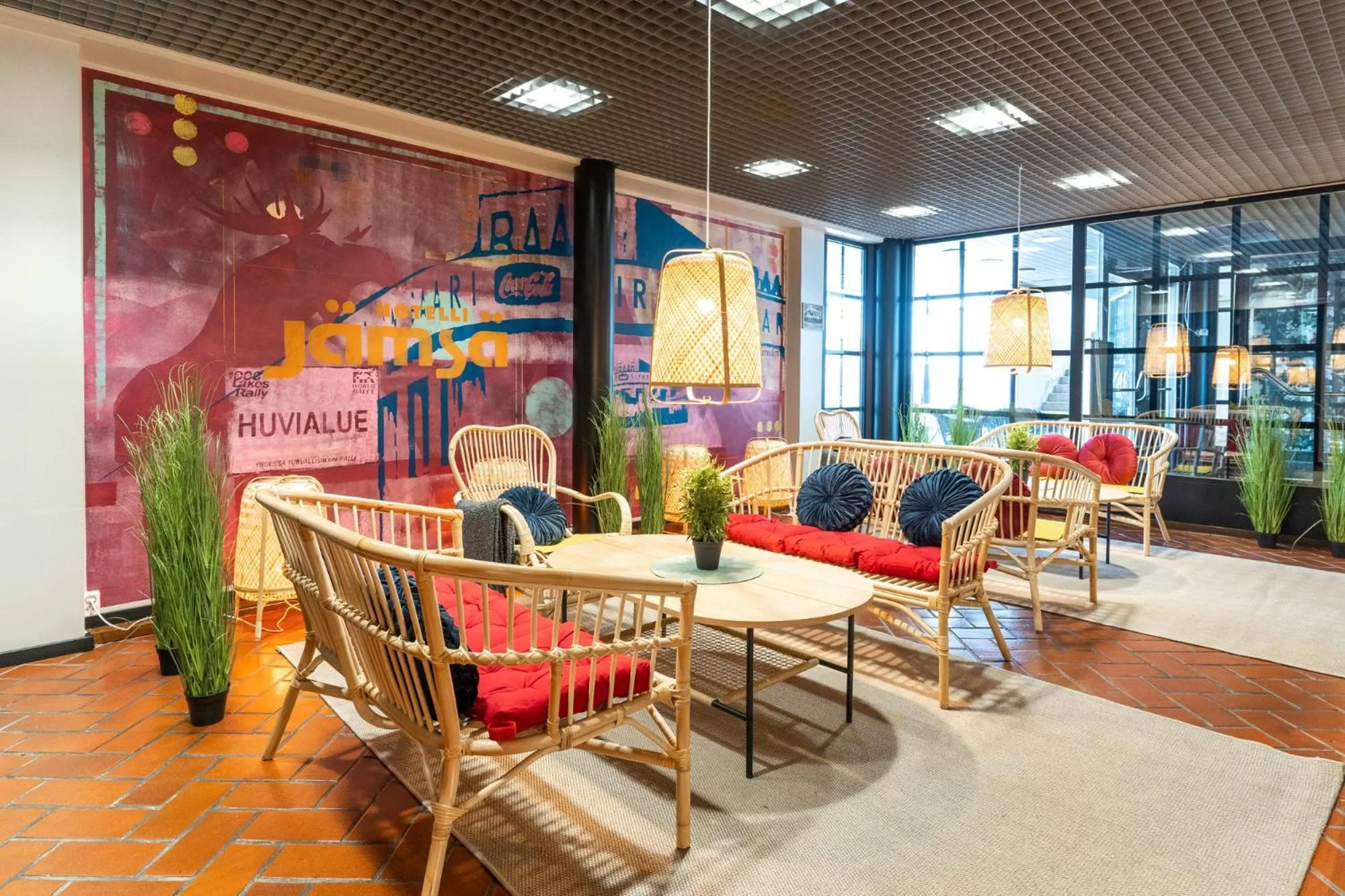 Lobby or reception in Hotelli Jämsä