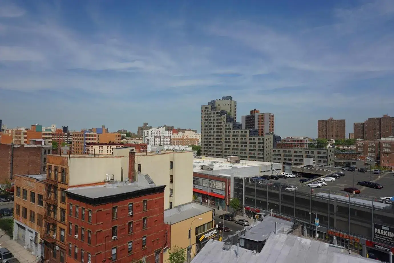 City view in Umbrella Hotel Bronx