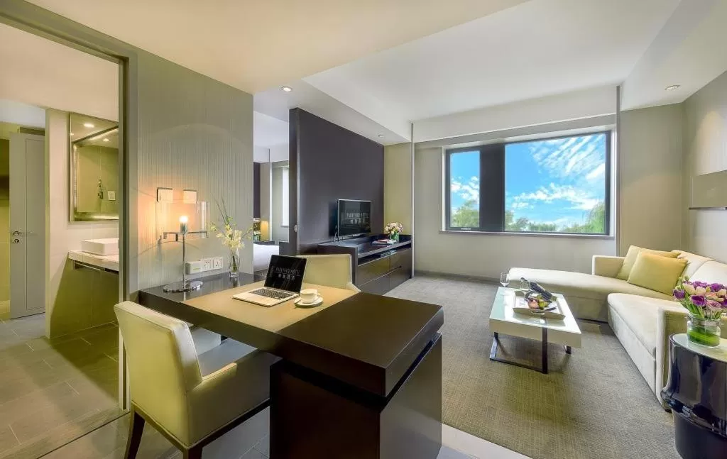 Living room in Shanghai Parkyard Hotel