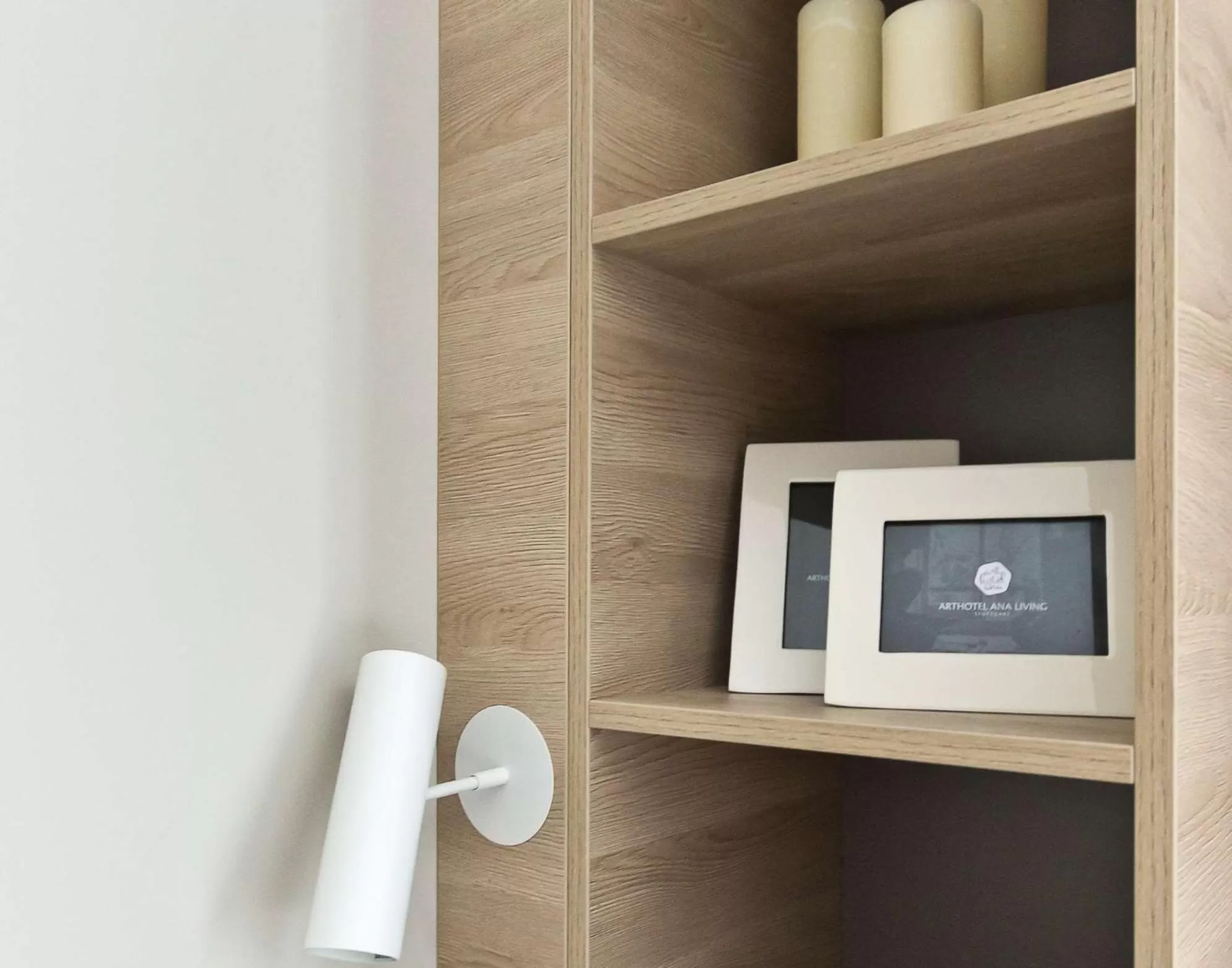 Bedroom in elaya apartments stuttgart boeblingen ehemals Arthotel ANA Living Boeblingen