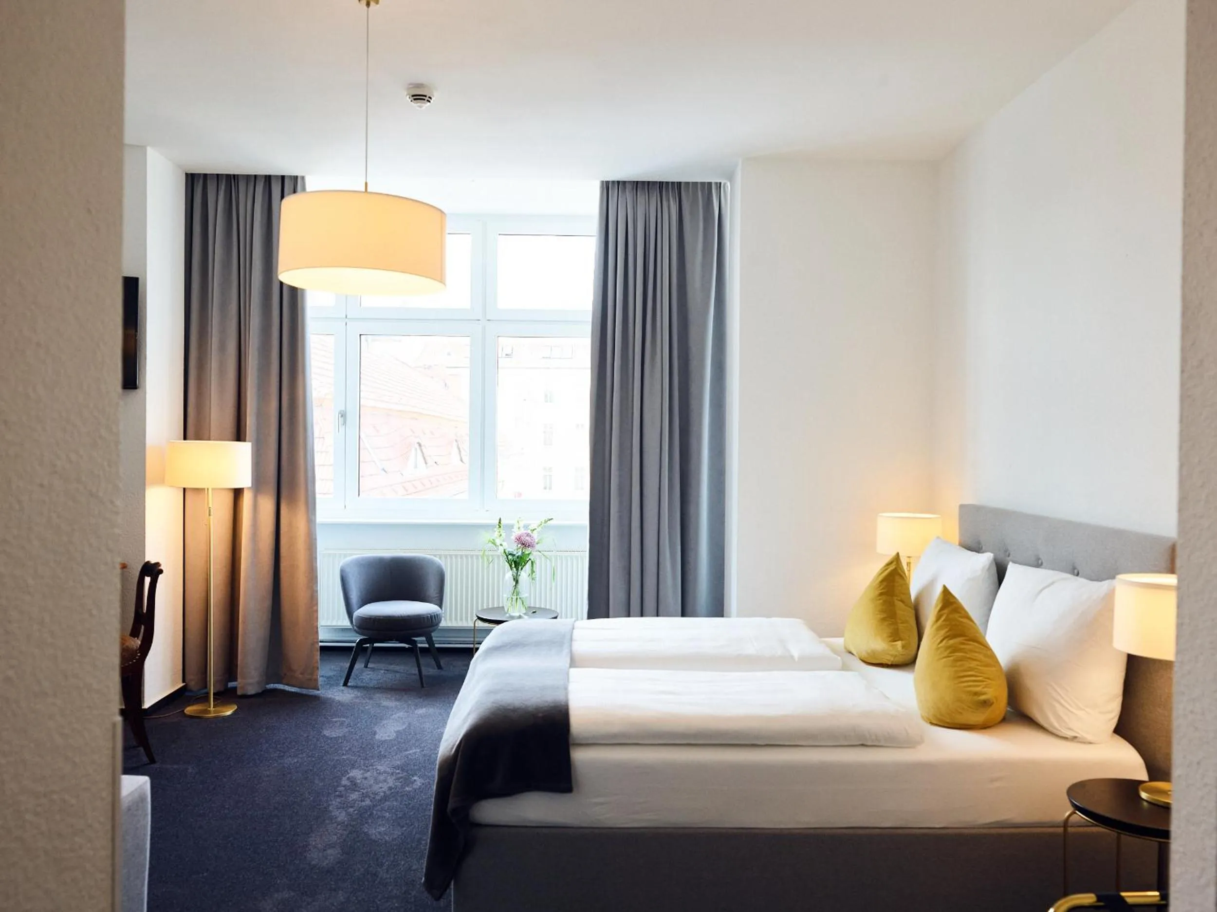 Bed in Hotel Lindenufer