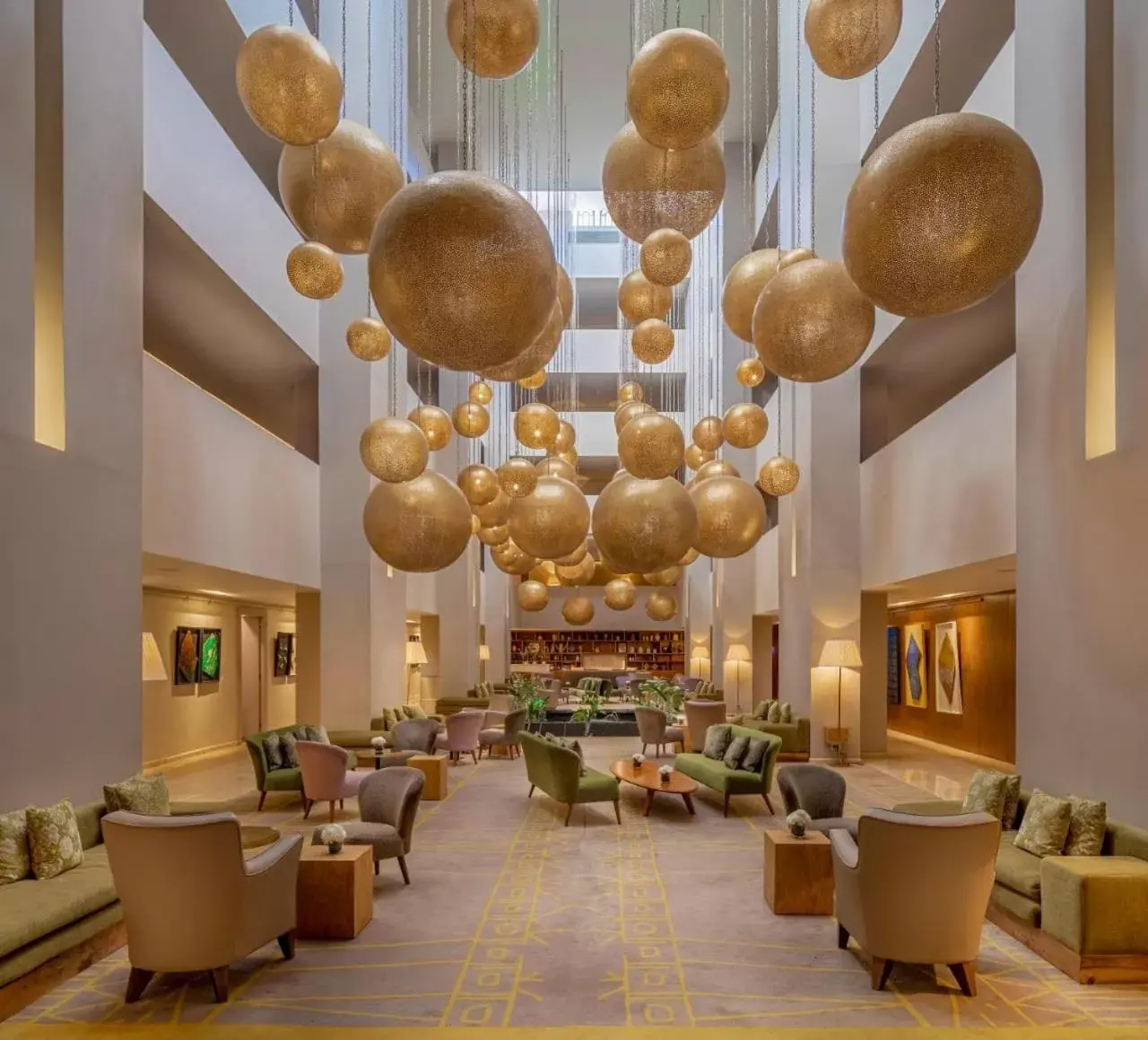 Lobby or reception, Restaurant/Places to Eat in Sofitel Marrakech Lounge and Spa