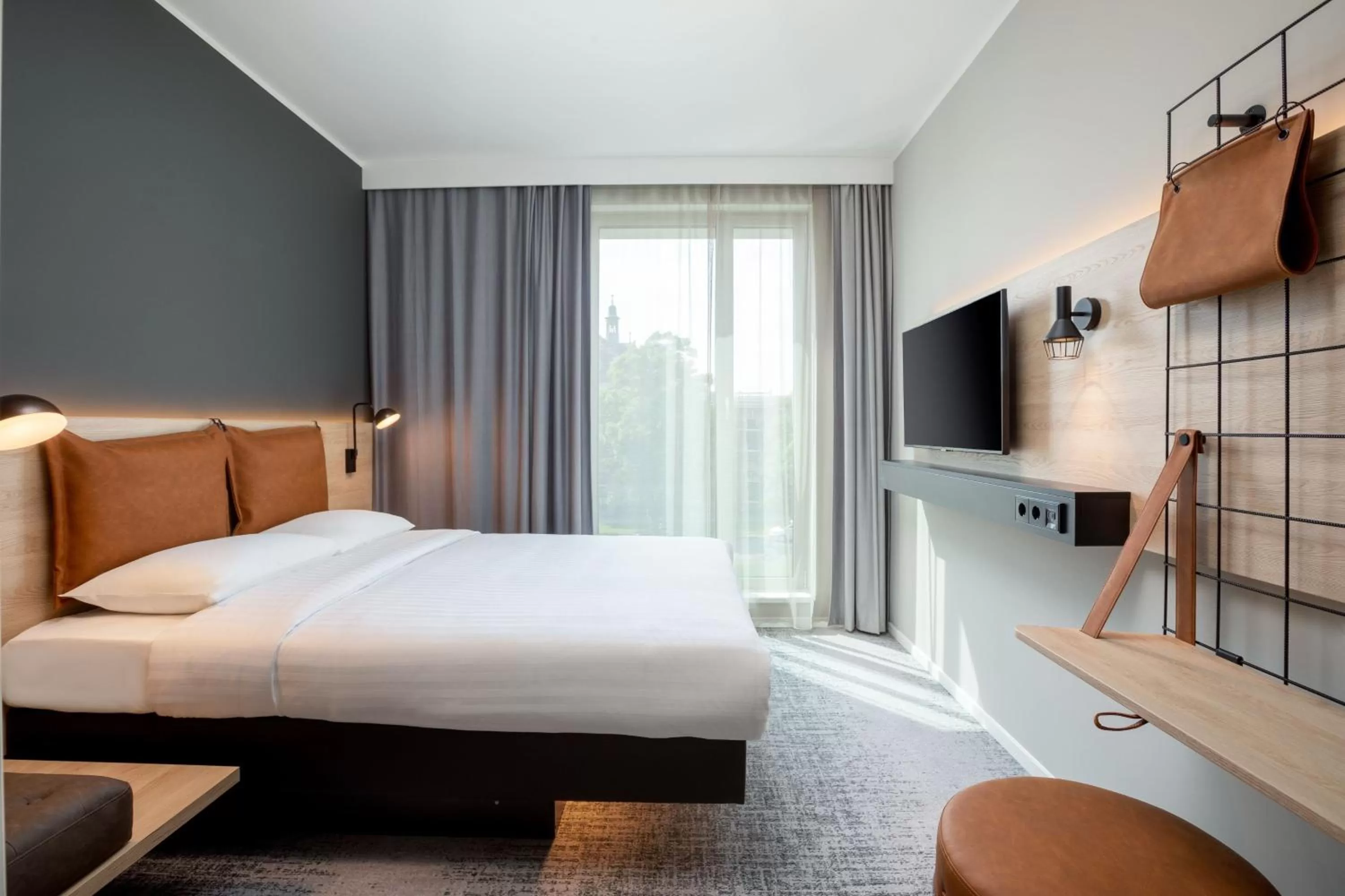 Photo of the whole room, Bed in Moxy Dortmund City