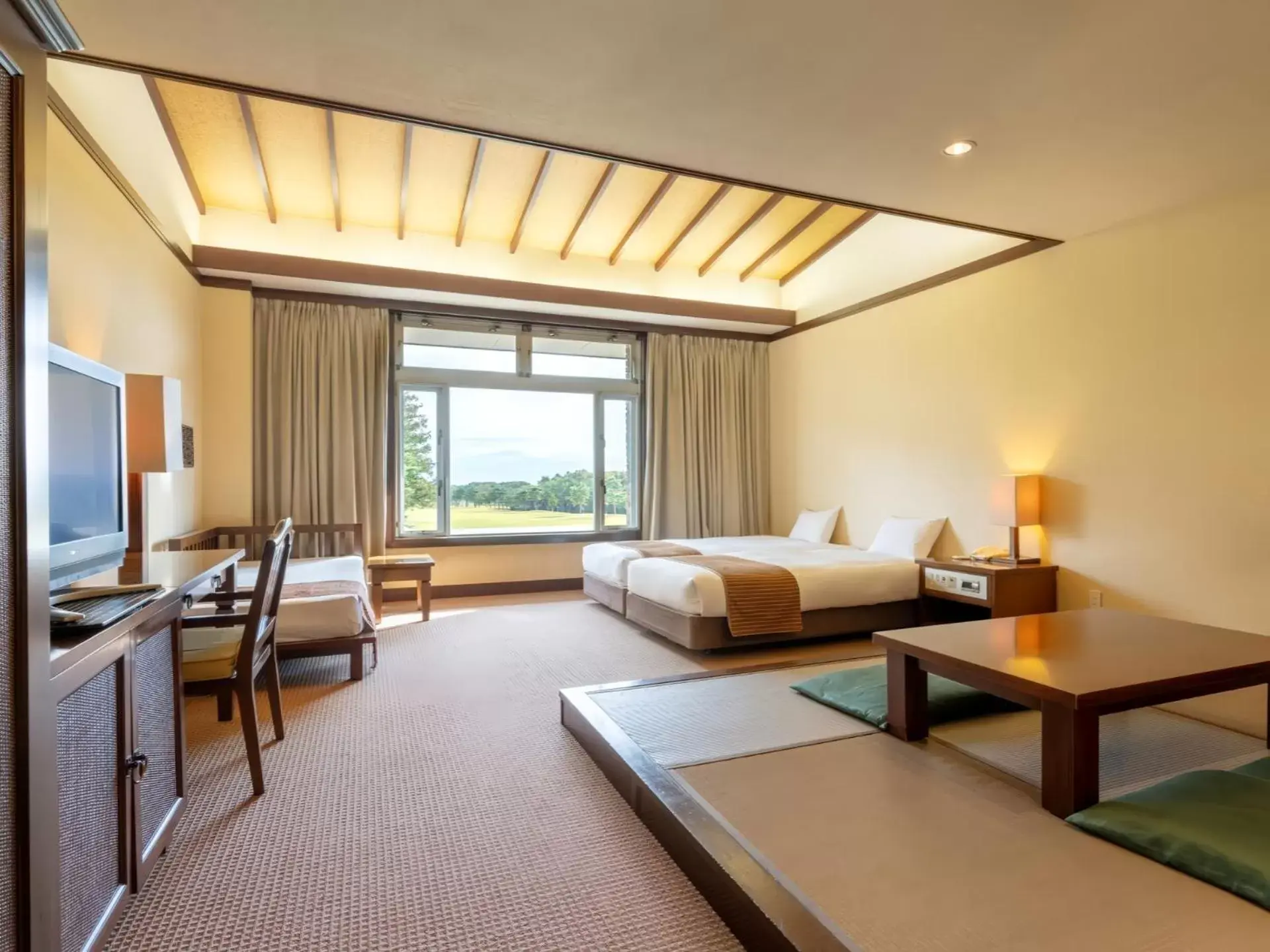 Photo of the whole room, Seating Area in Wellness Forest Nasu