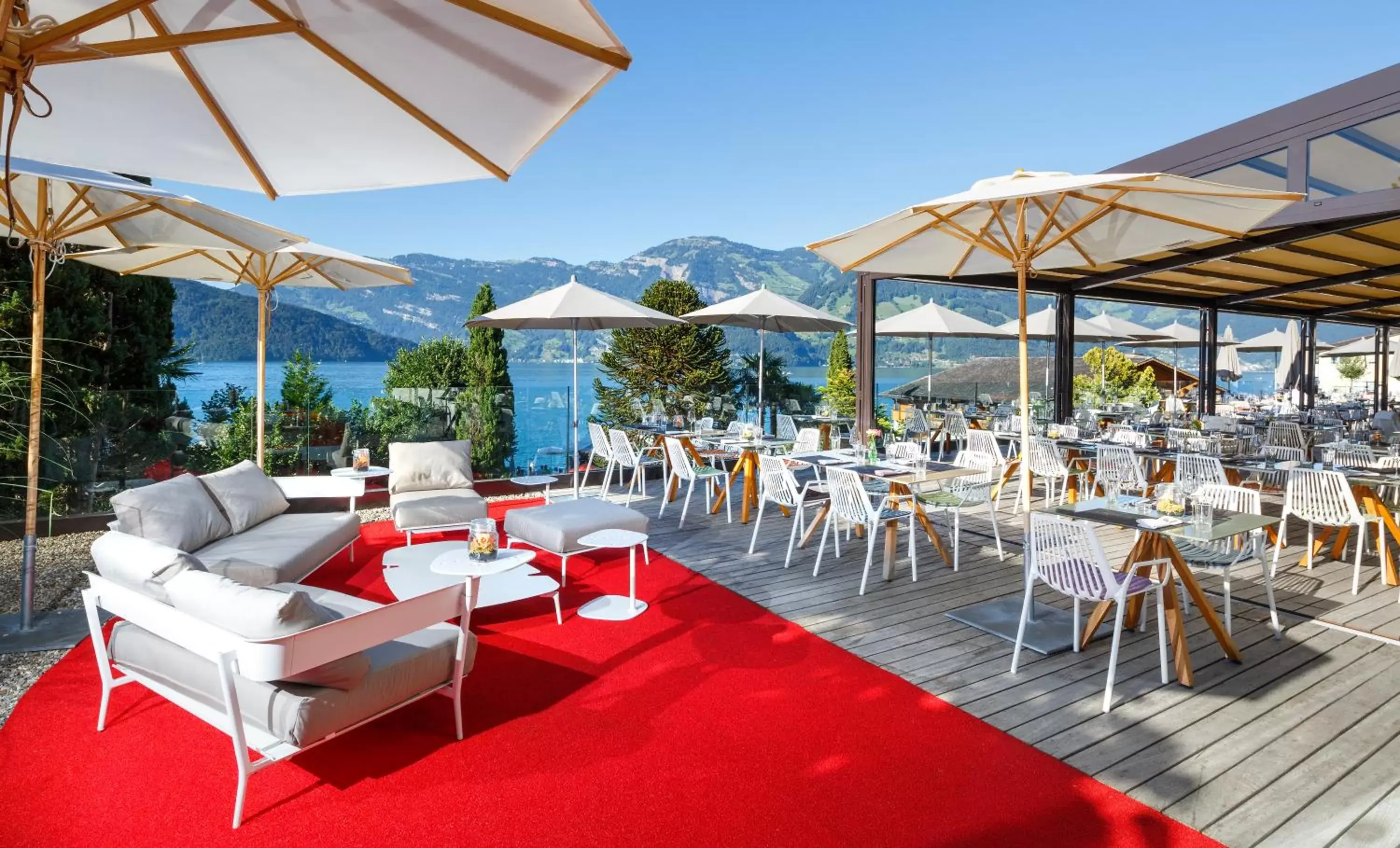 Balcony/Terrace, Restaurant/Places to Eat in Seerausch Swiss Quality Hotel