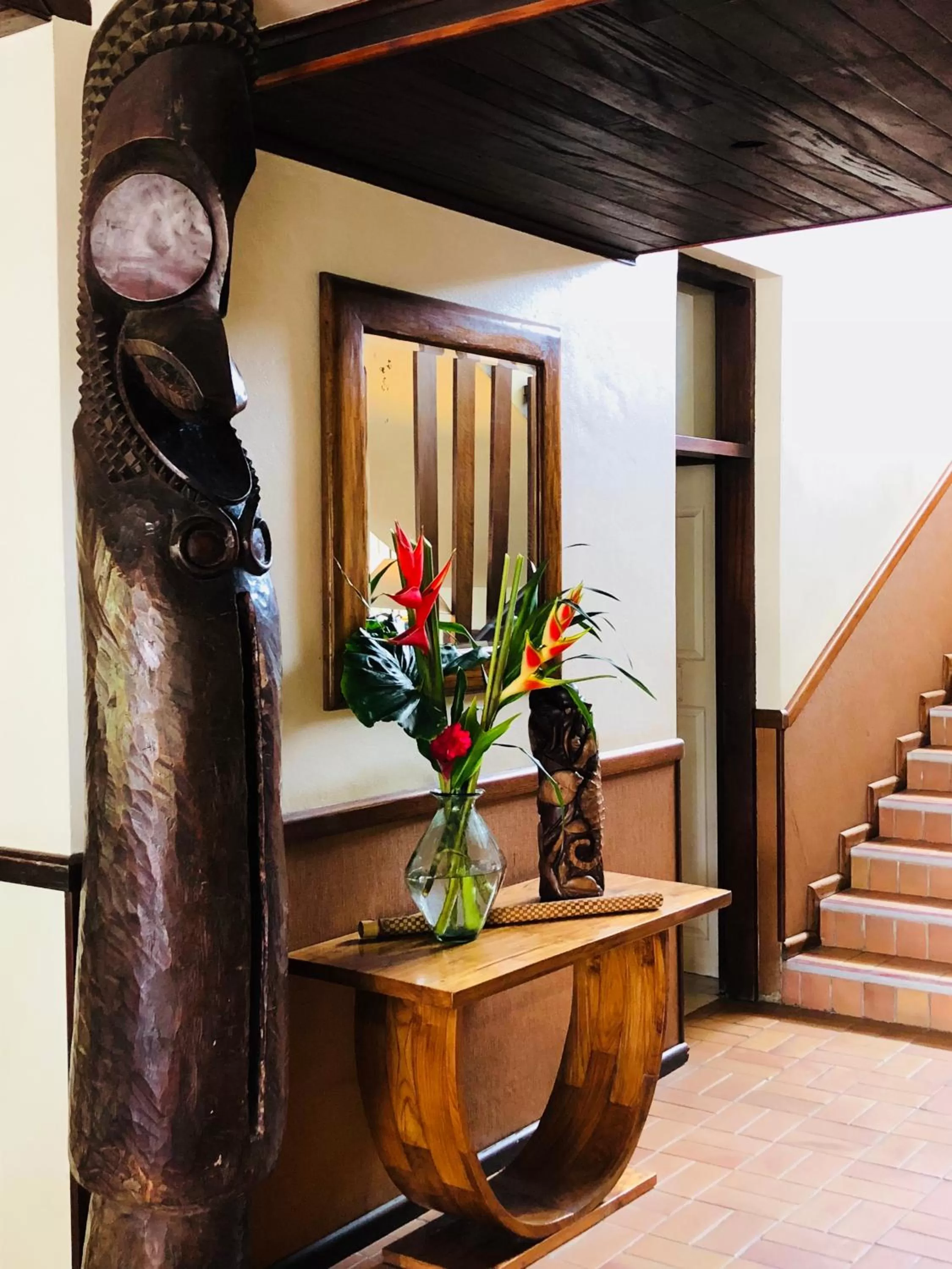 Decorative detail in Hotel Santo Vanuatu