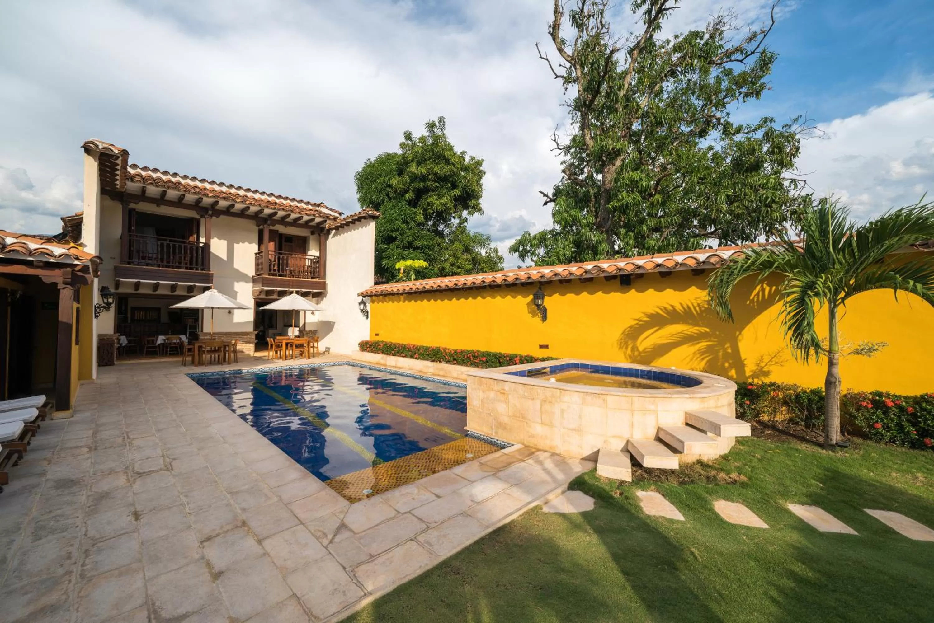 Garden in Nueva Granada Hotel Colonial -Centro Histórico-