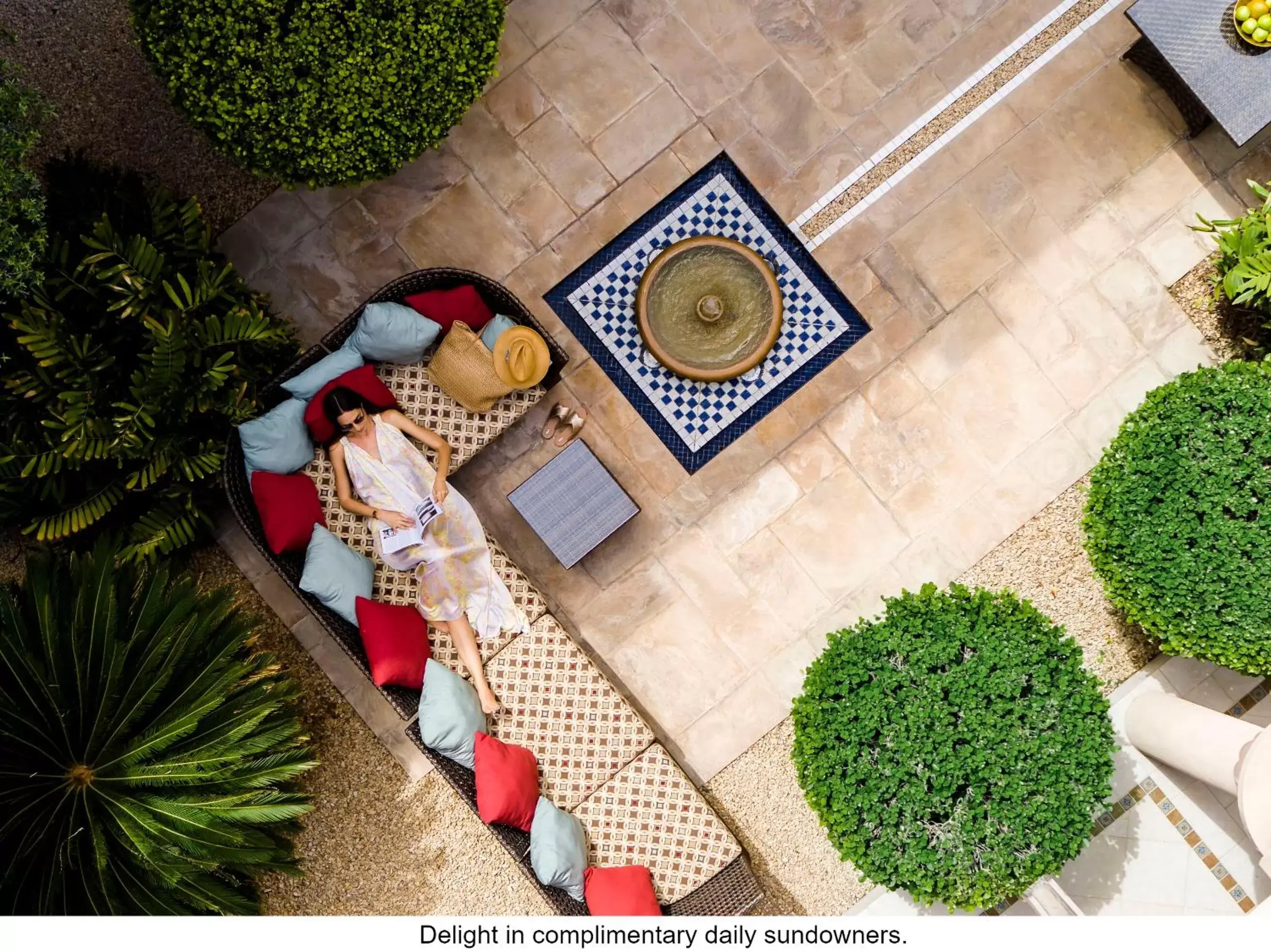 Inner courtyard view in Jumeirah Dar Al Masyaf