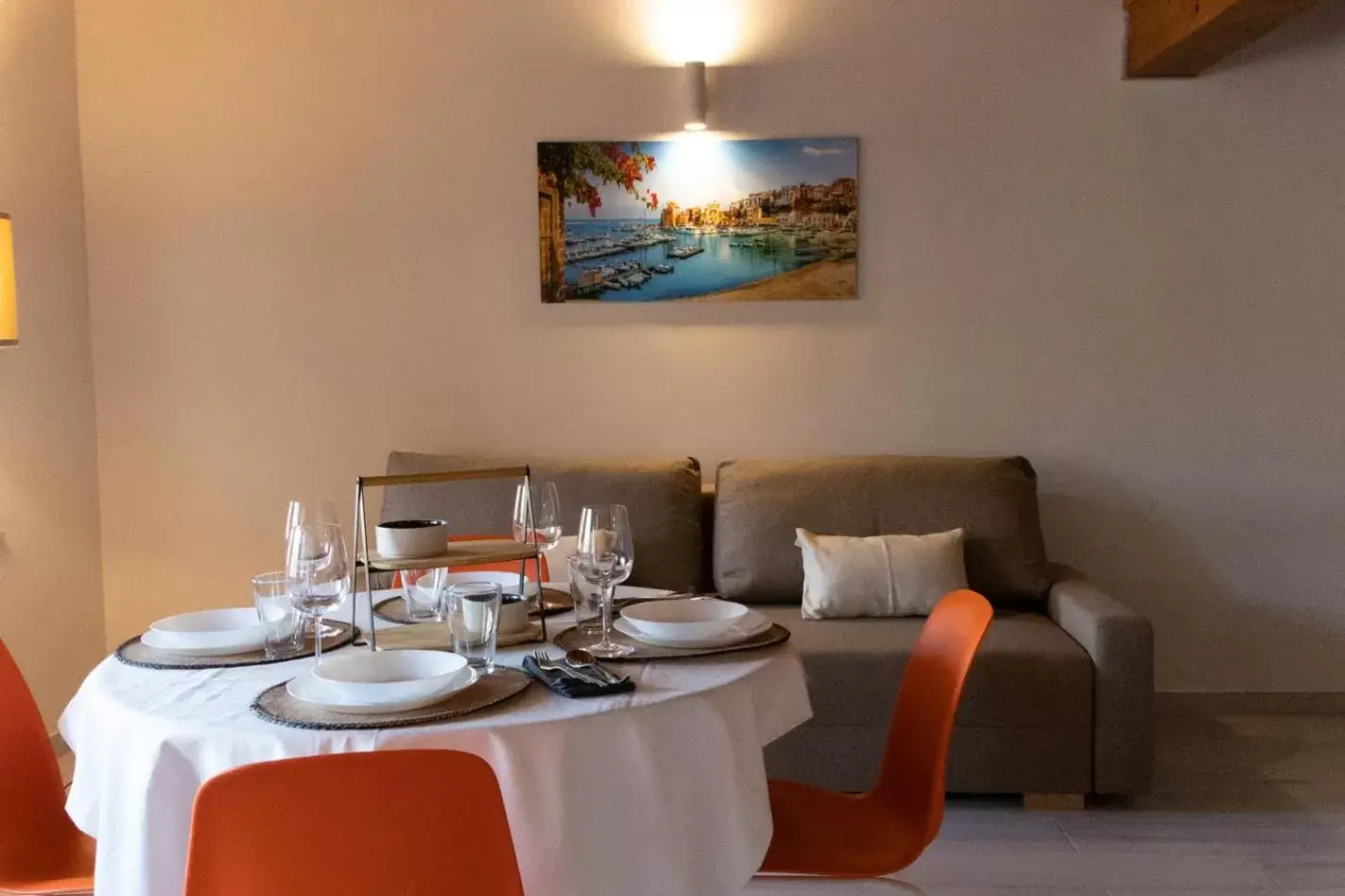 Living room, Restaurant/Places to Eat in Open Sicily Homes - Guascone Residence - Self Check-in