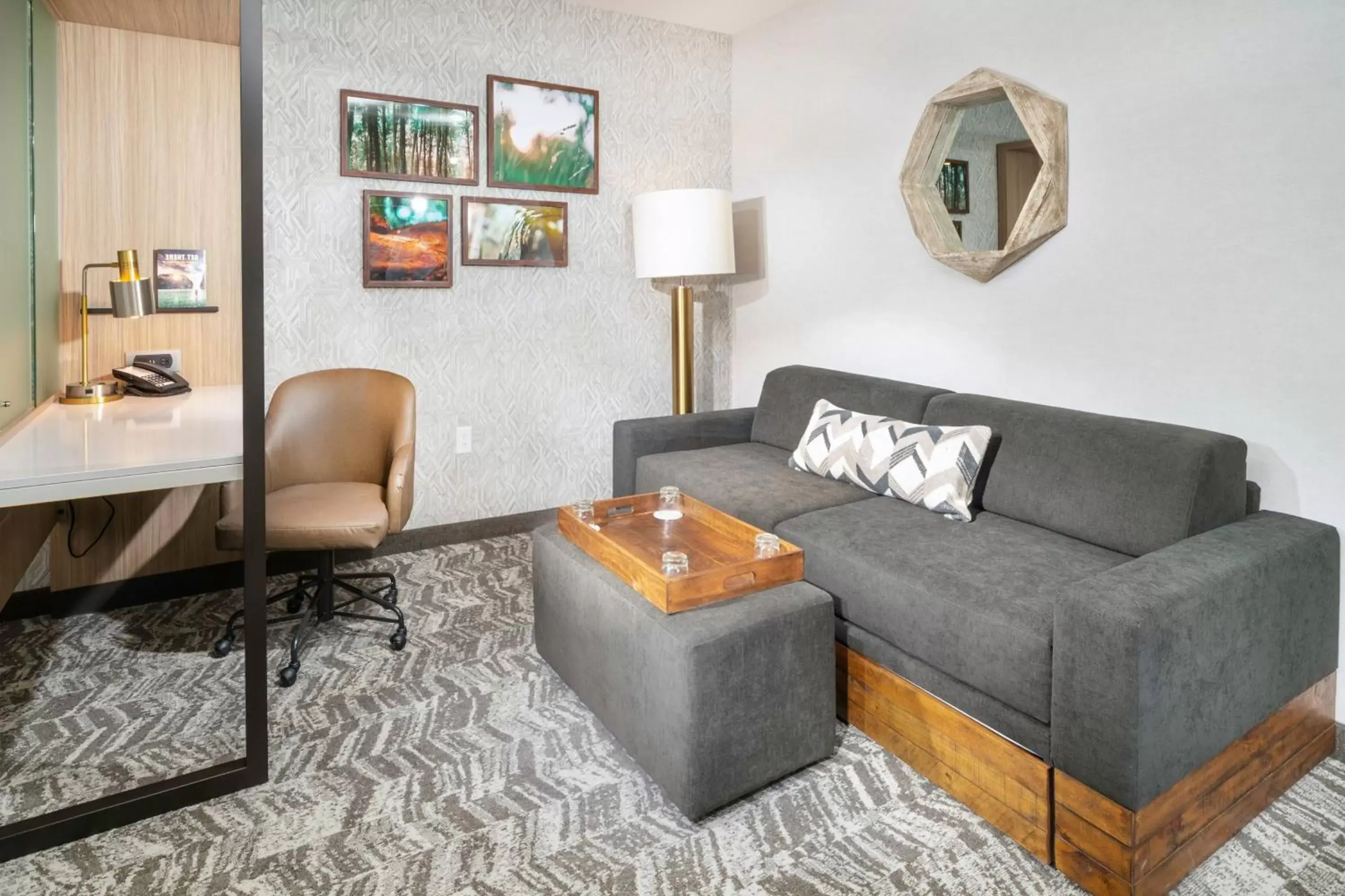 Photo of the whole room, Seating Area in SpringHill Suites Island Park Yellowstone