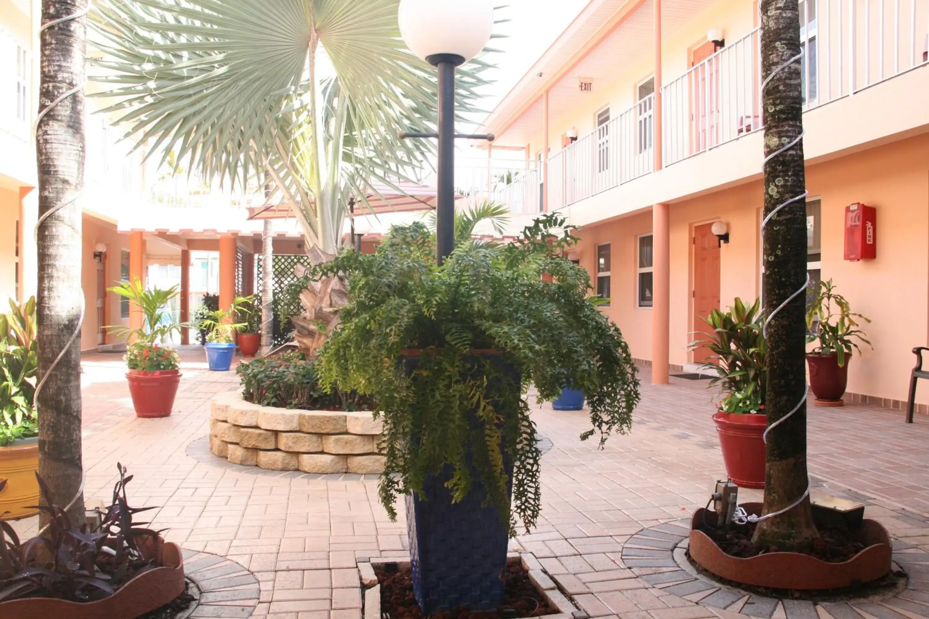 Garden in Lago Mar Motel and Apartments