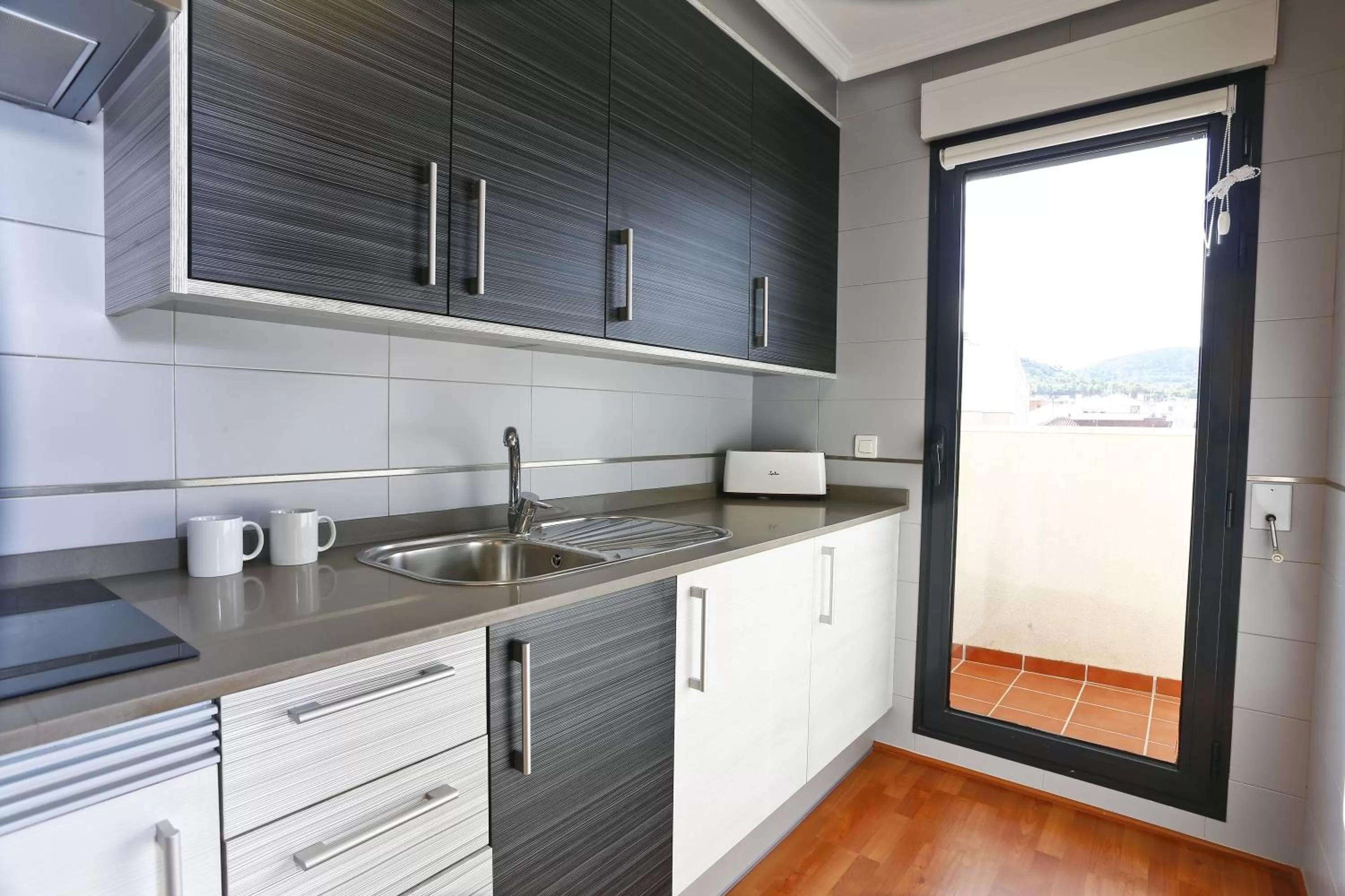 Kitchen or kitchenette in Alojamientos Libertad