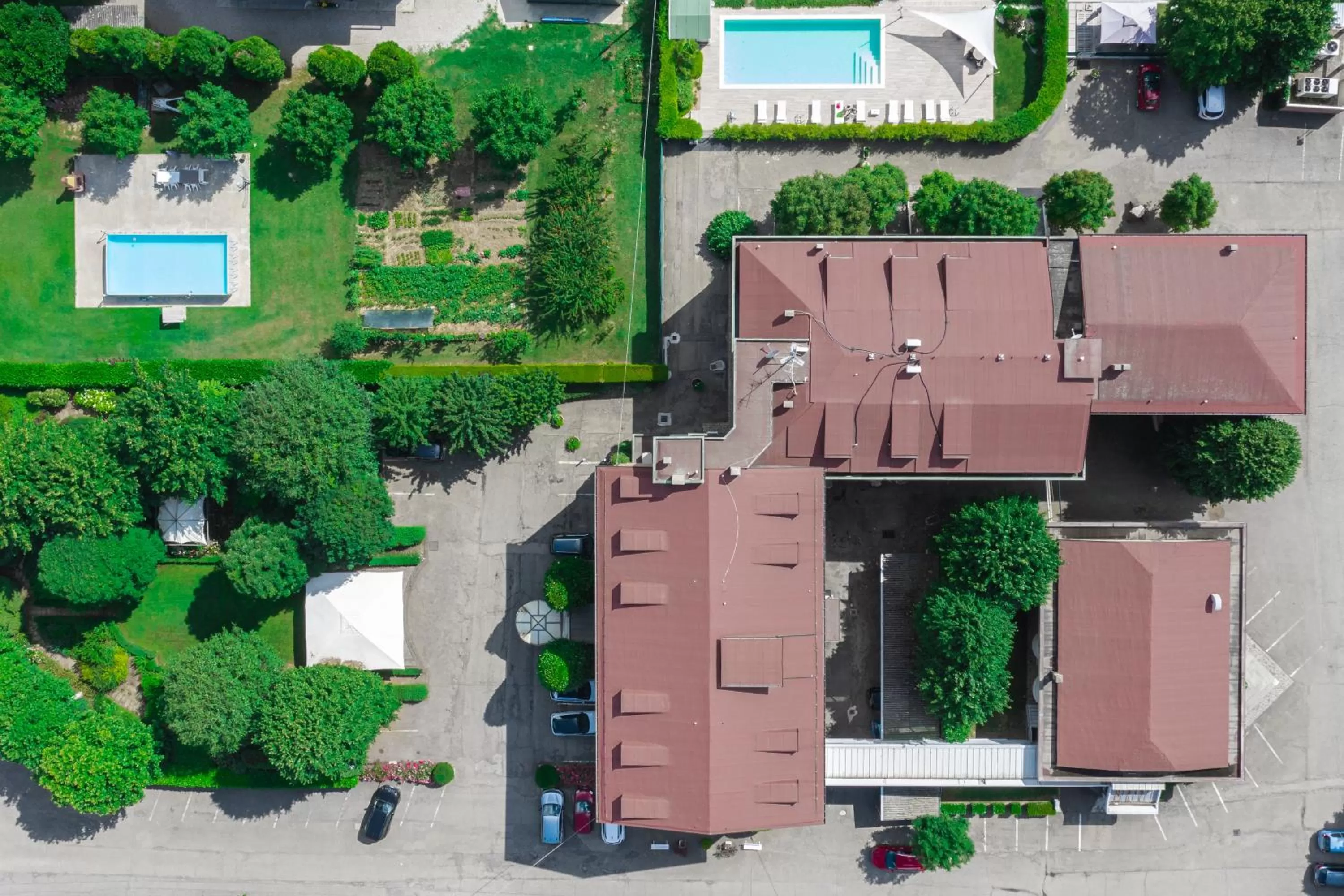 Bird's eye view in Hotel Globo