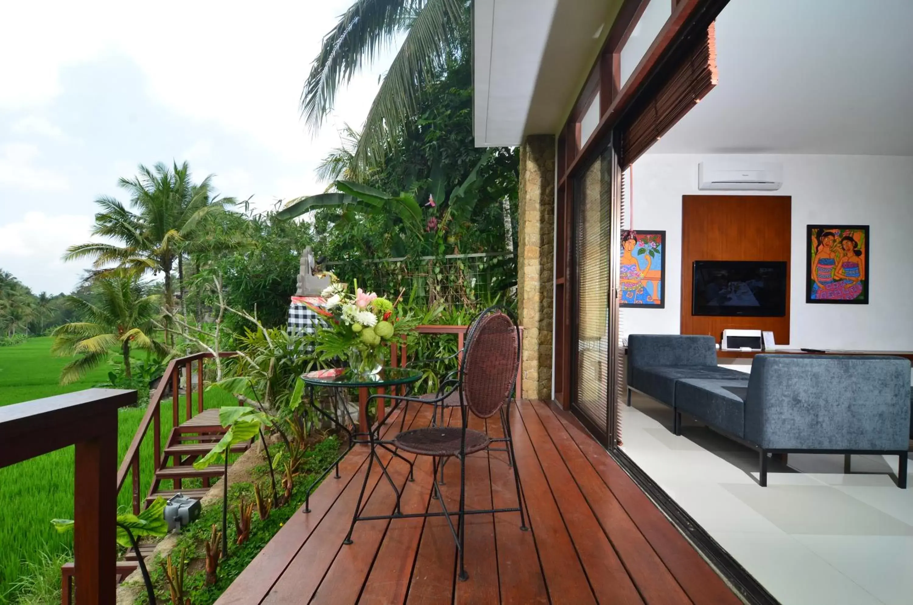 Balcony/Terrace in Ubud Green Resort Villas Powered by Archipelago