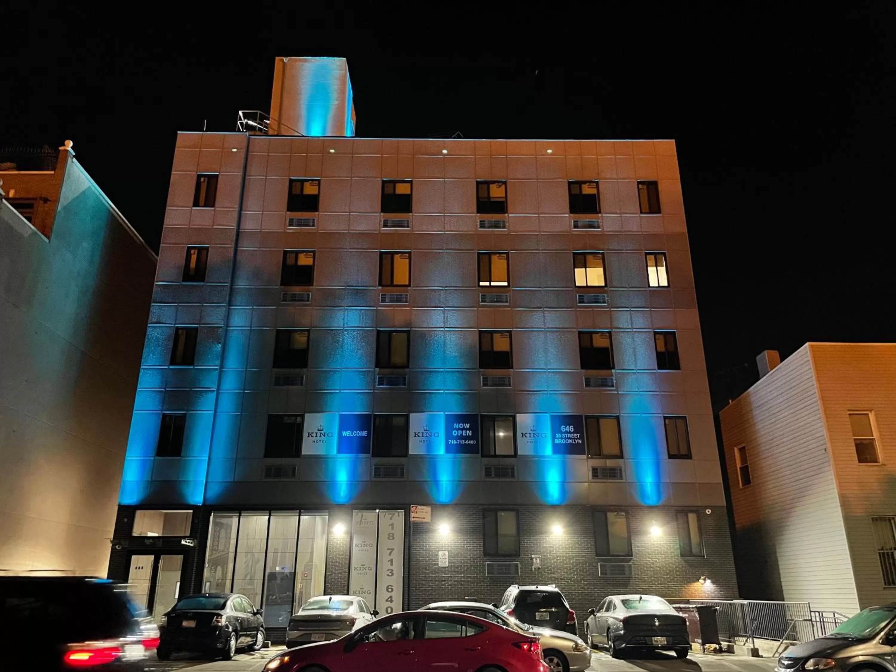 Facade/entrance in King Hotel Brooklyn Sunset Park