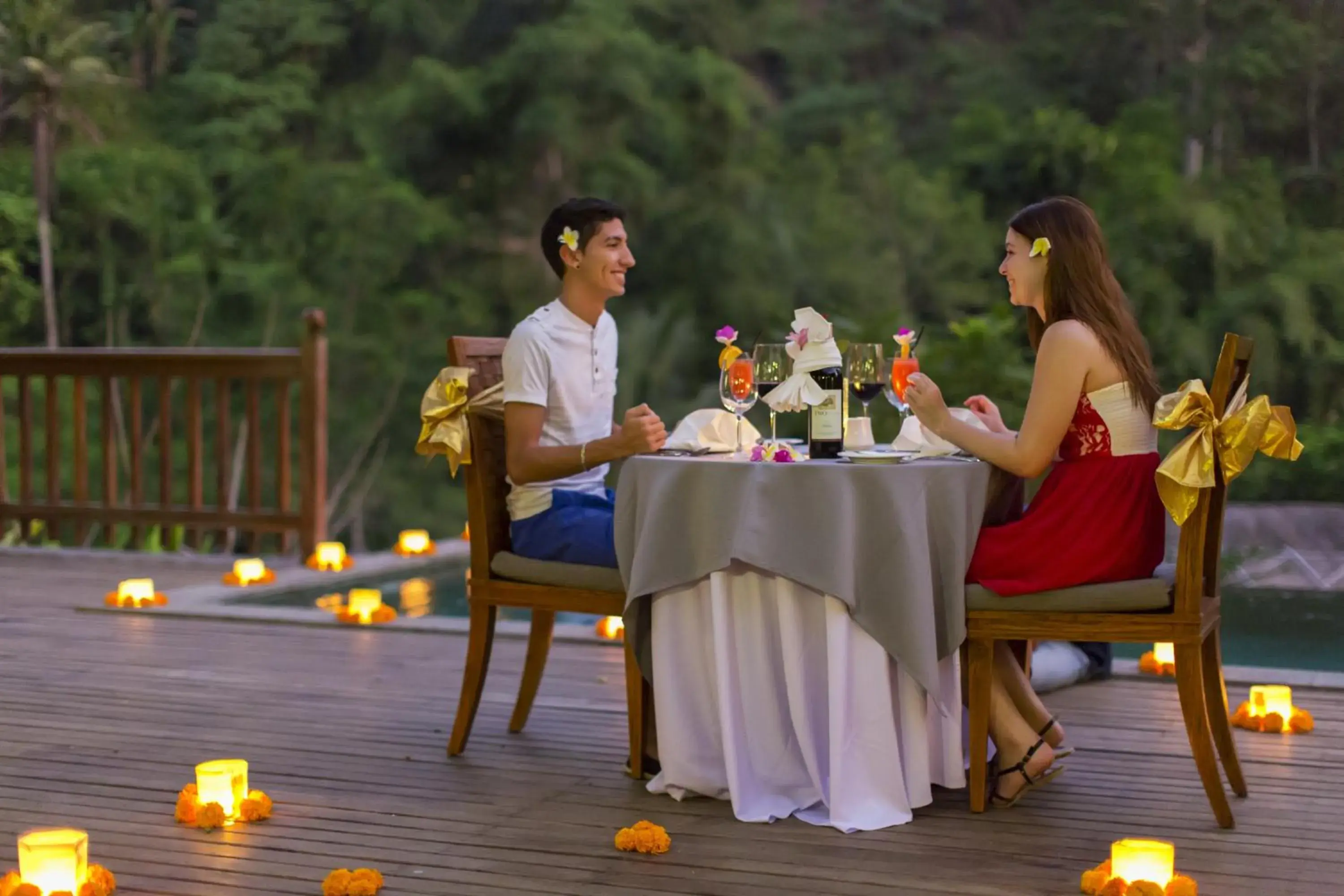 People in The Lokha Ubud Resort Villas and Spa