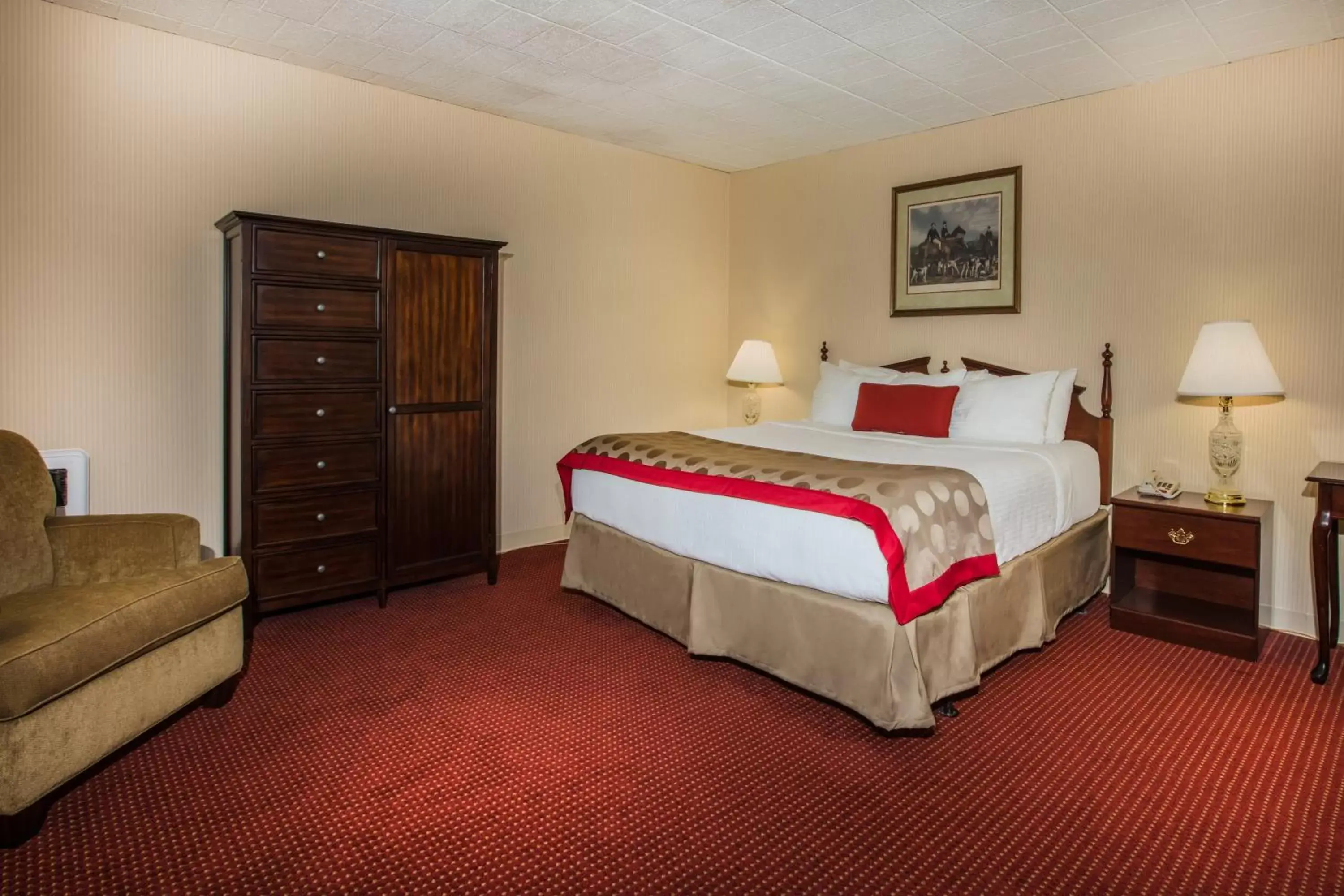 Bedroom, Bed in Ramada by Wyndham Ligonier