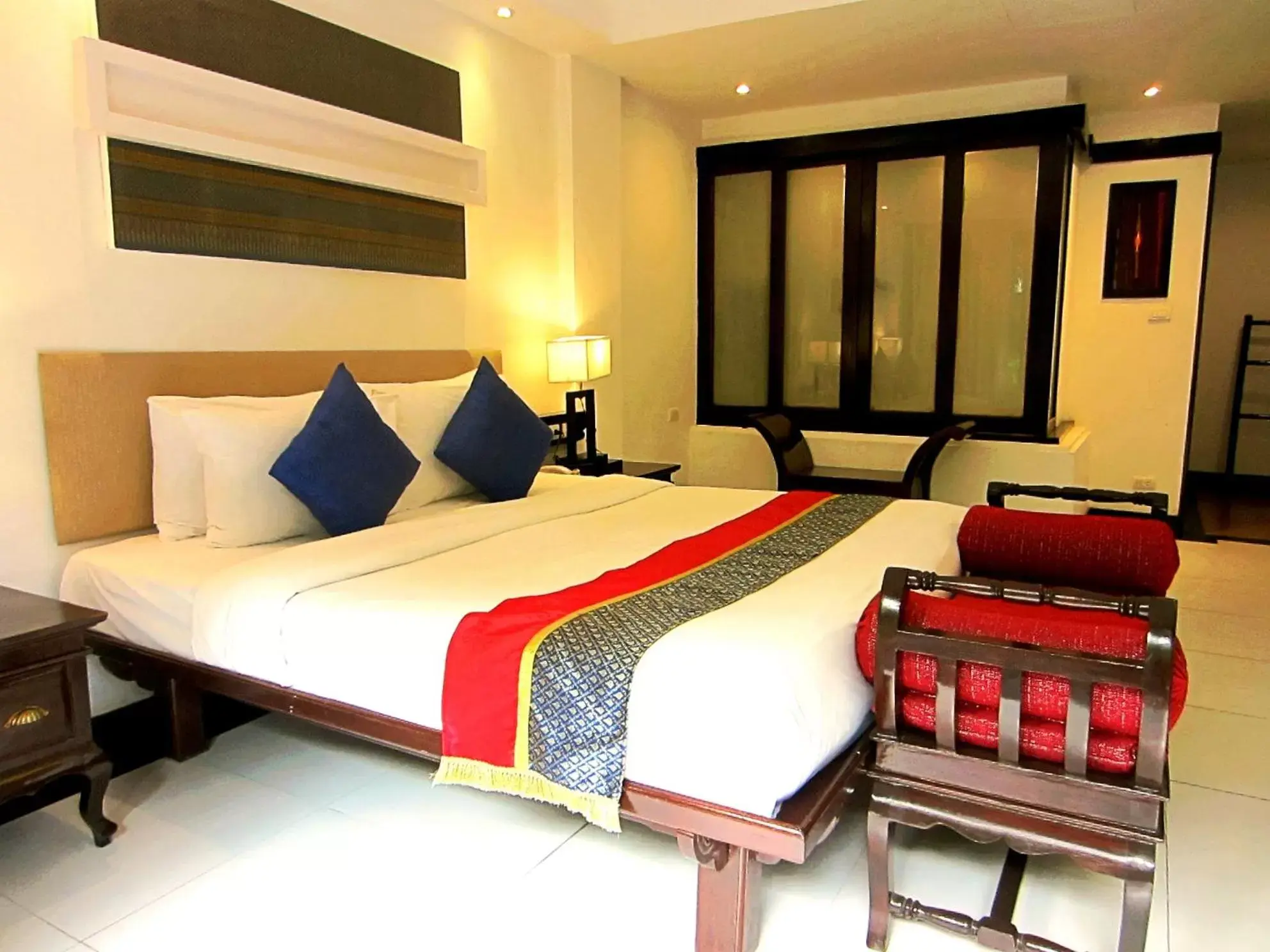 Bed in Yantarasri Resort