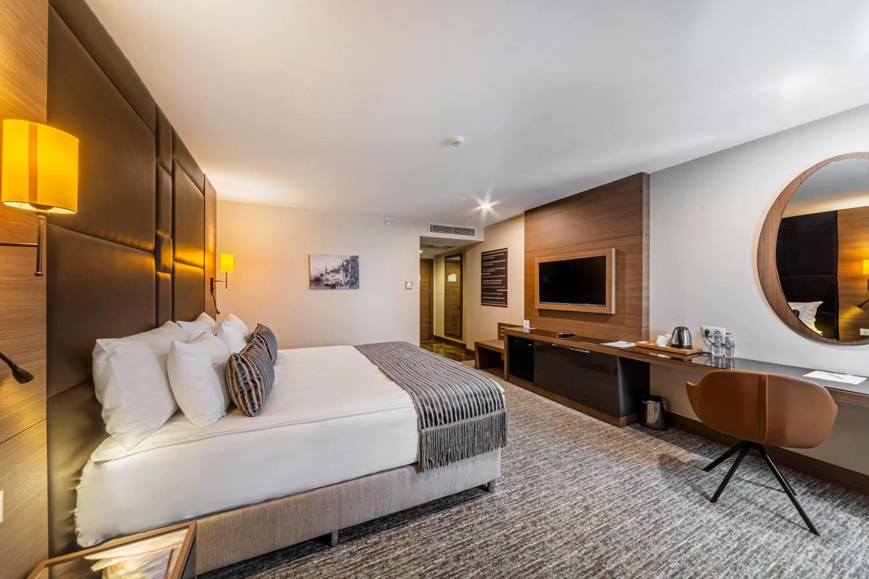 Bed in TRYP By Wyndham Istanbul Sisli Hotel