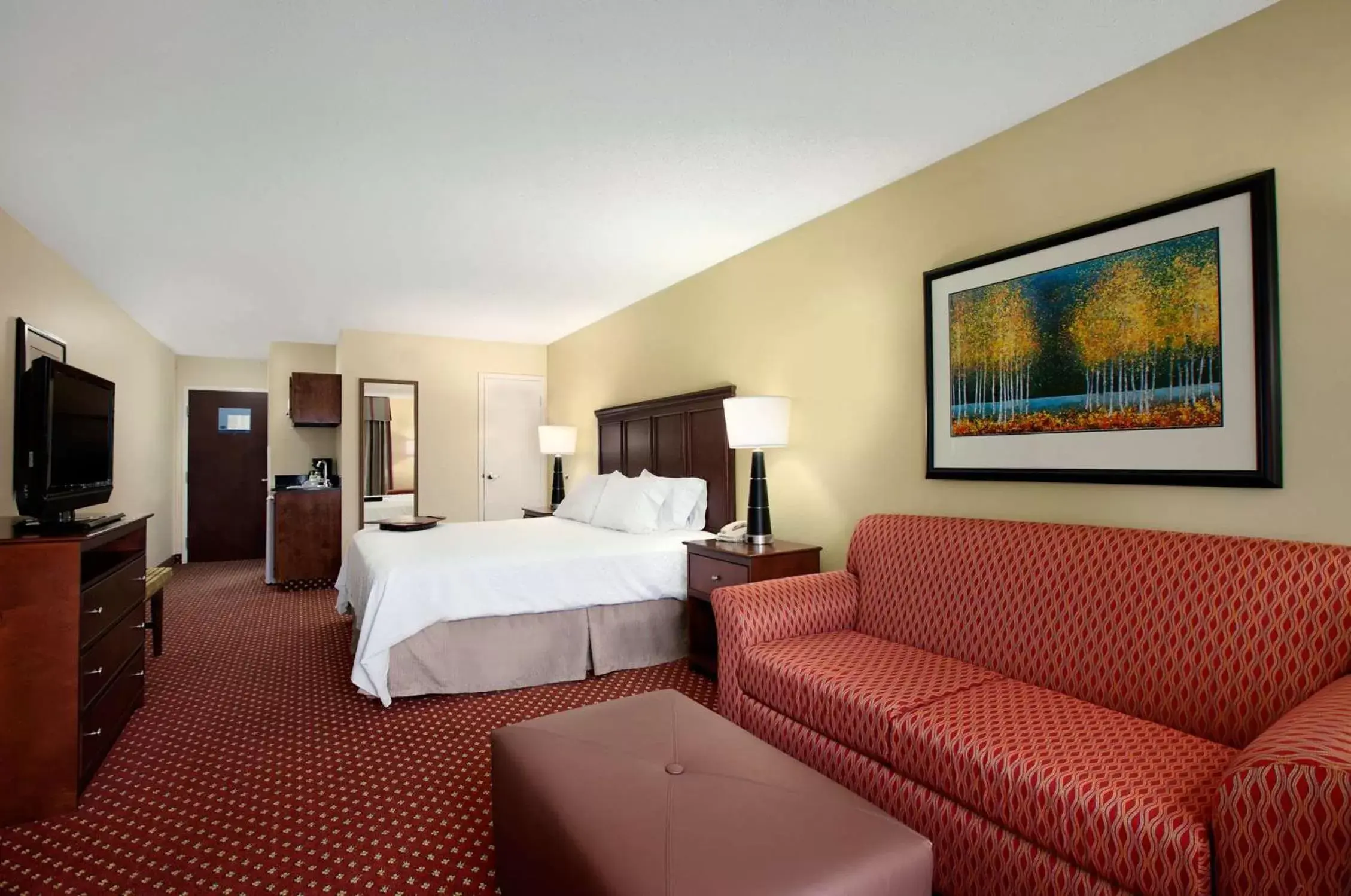 Bed in Hampton Inn Atlanta-Stockbridge