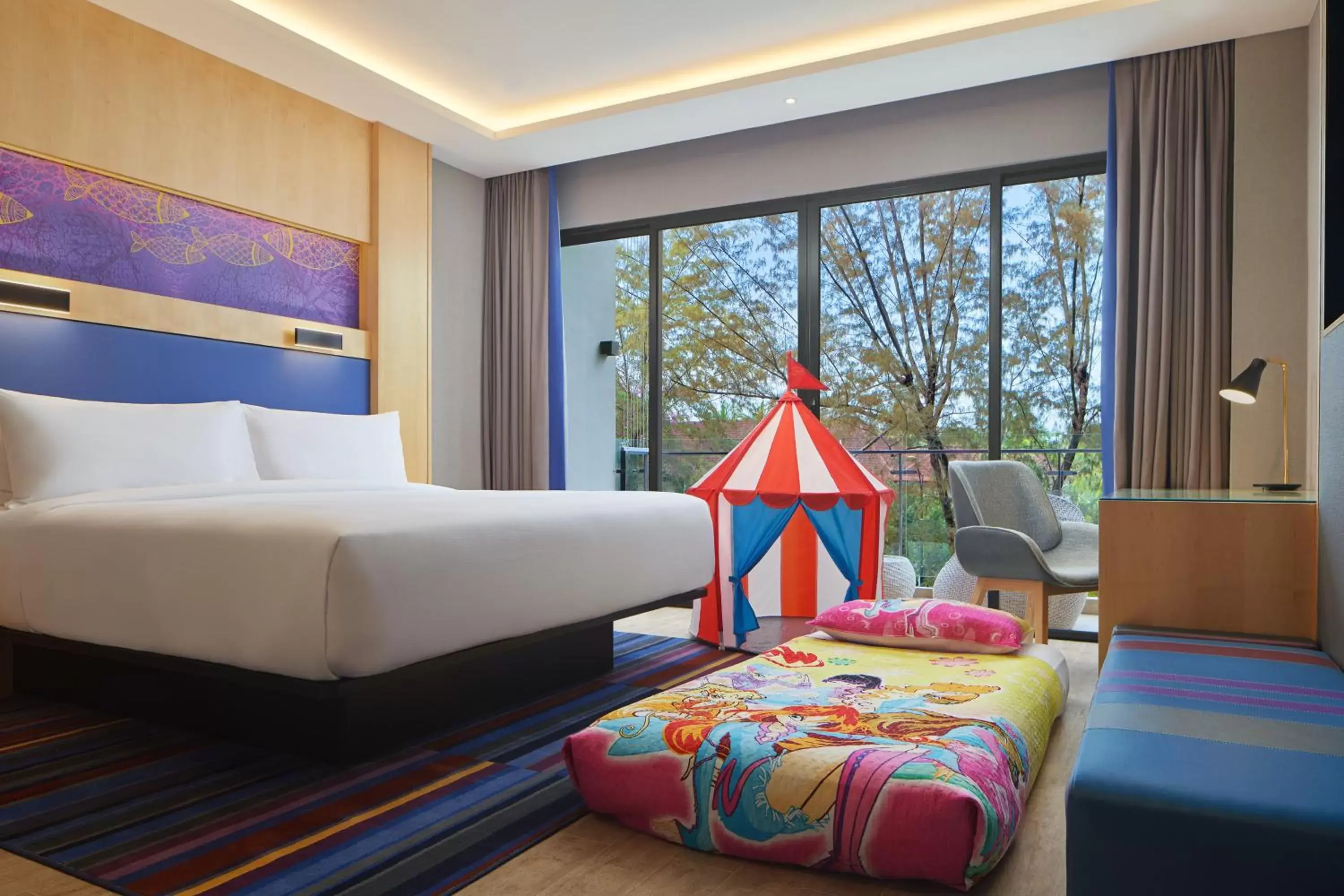 Photo of the whole room, Bed in Aloft Langkawi Pantai Tengah