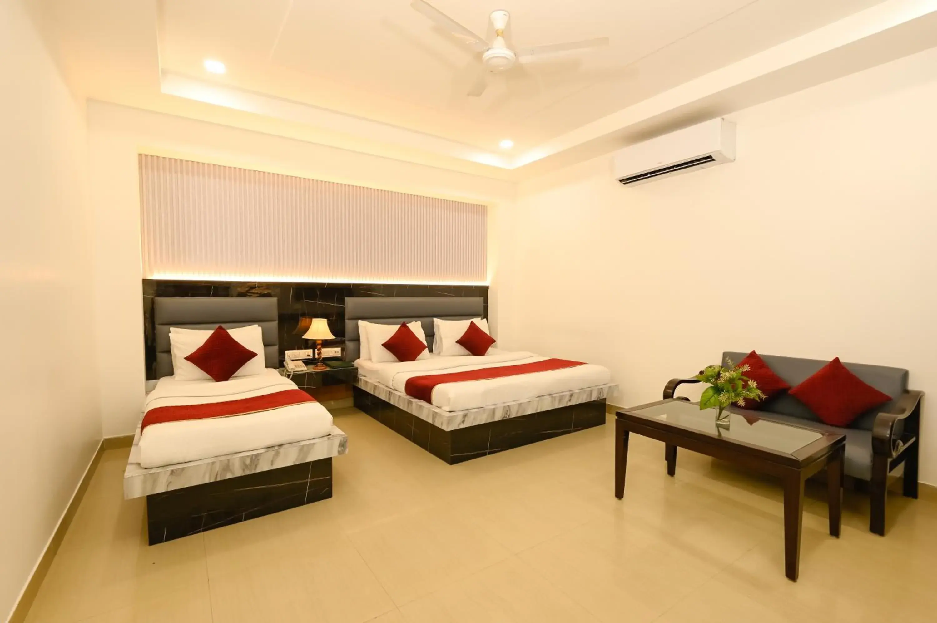 Photo of the whole room in Hotel Krishna Deluxe-By RCG Hotels