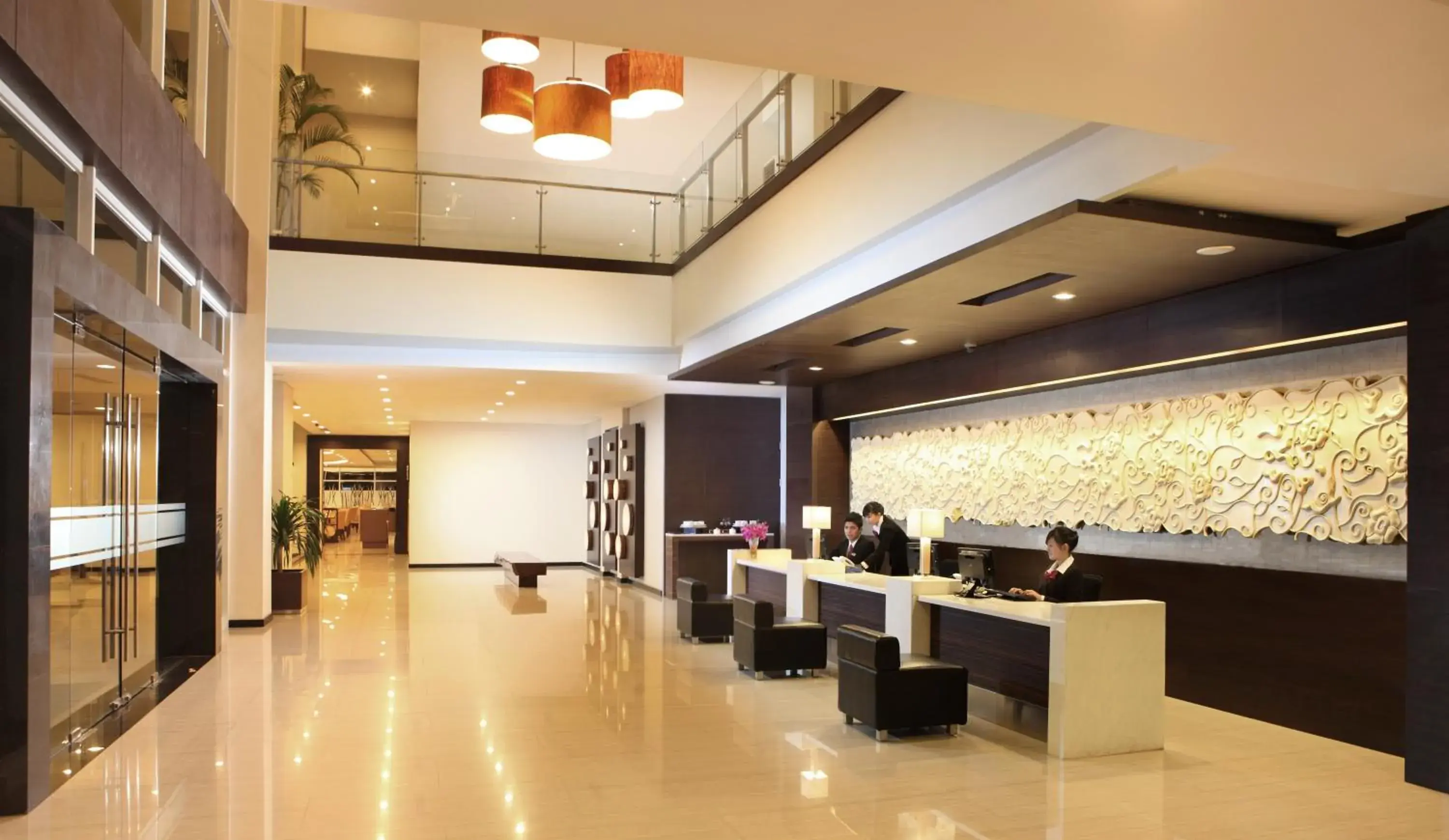 Lobby or reception in Hotel Santika Bengkulu Lobby or reception in Hotel Santika Bengkulu