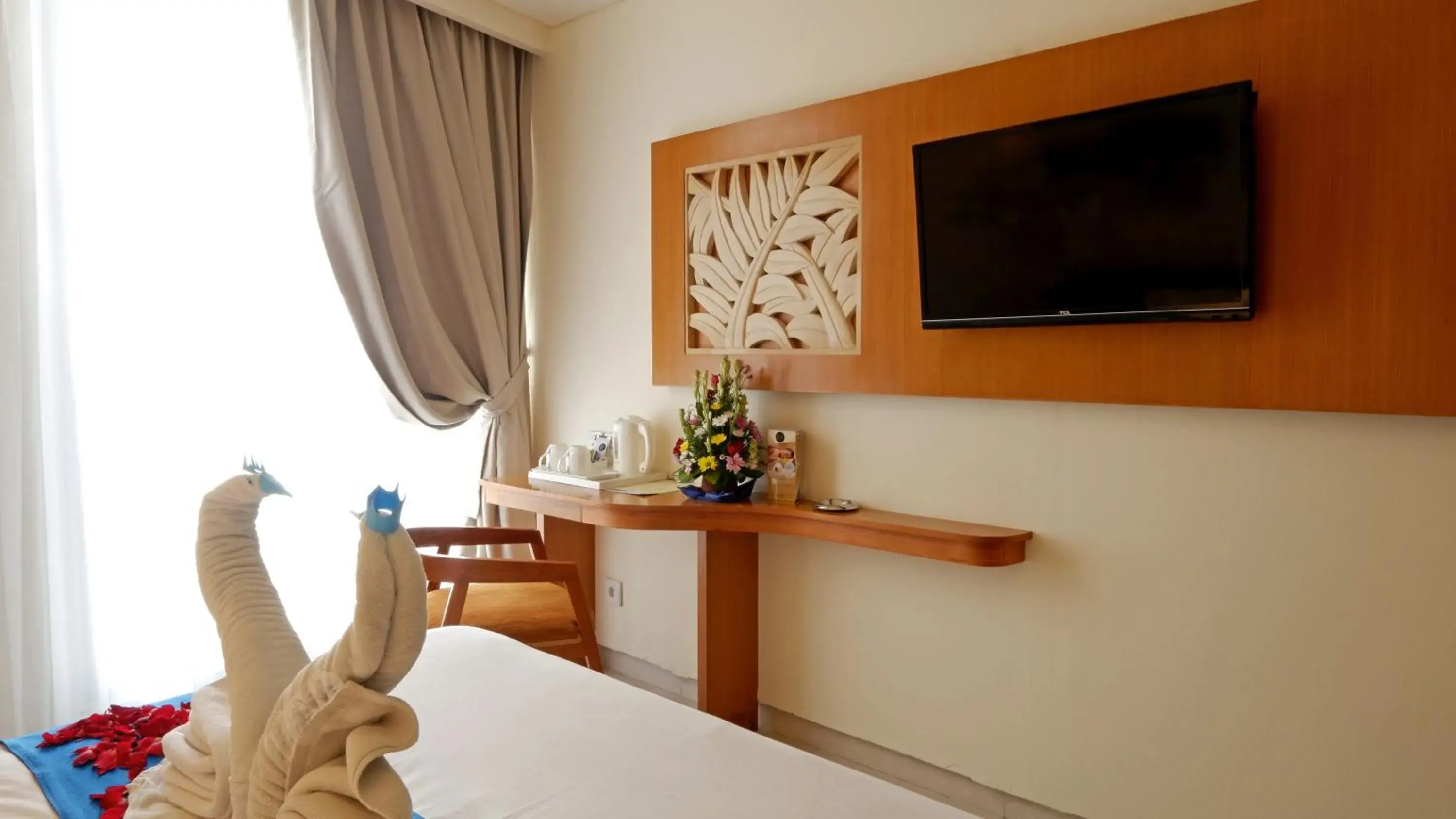 Bed in Zia Hotel Kuta Bed in Zia Hotel Kuta