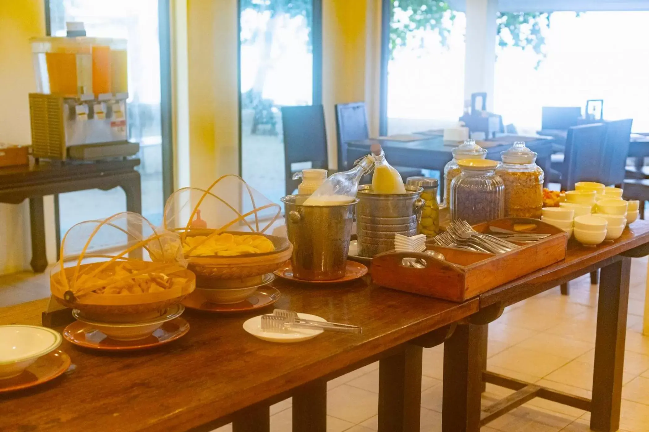 Buffet breakfast in Siam Beach Resort