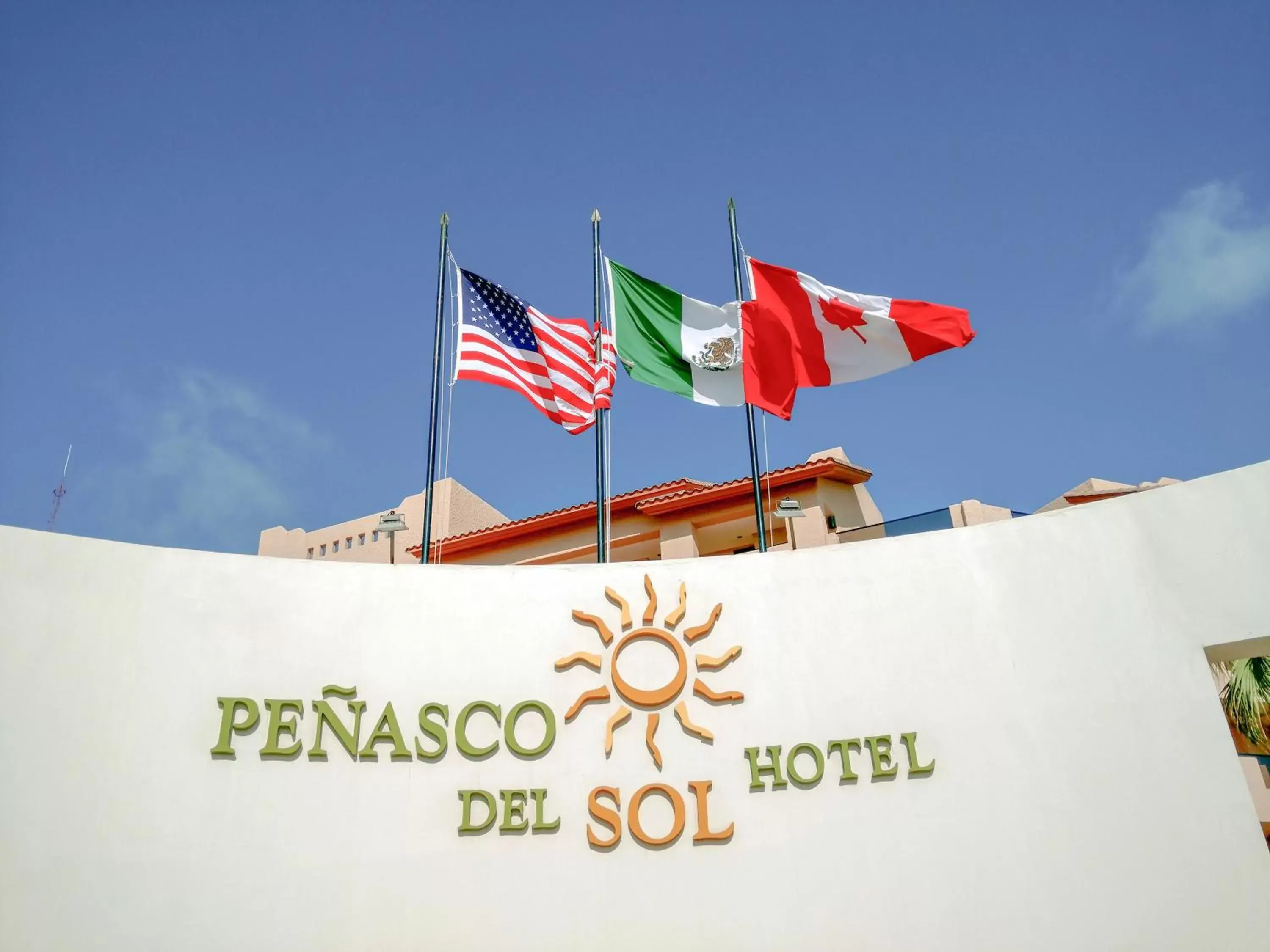 Property building, Property Logo/Sign in Peñasco del Sol Hotel