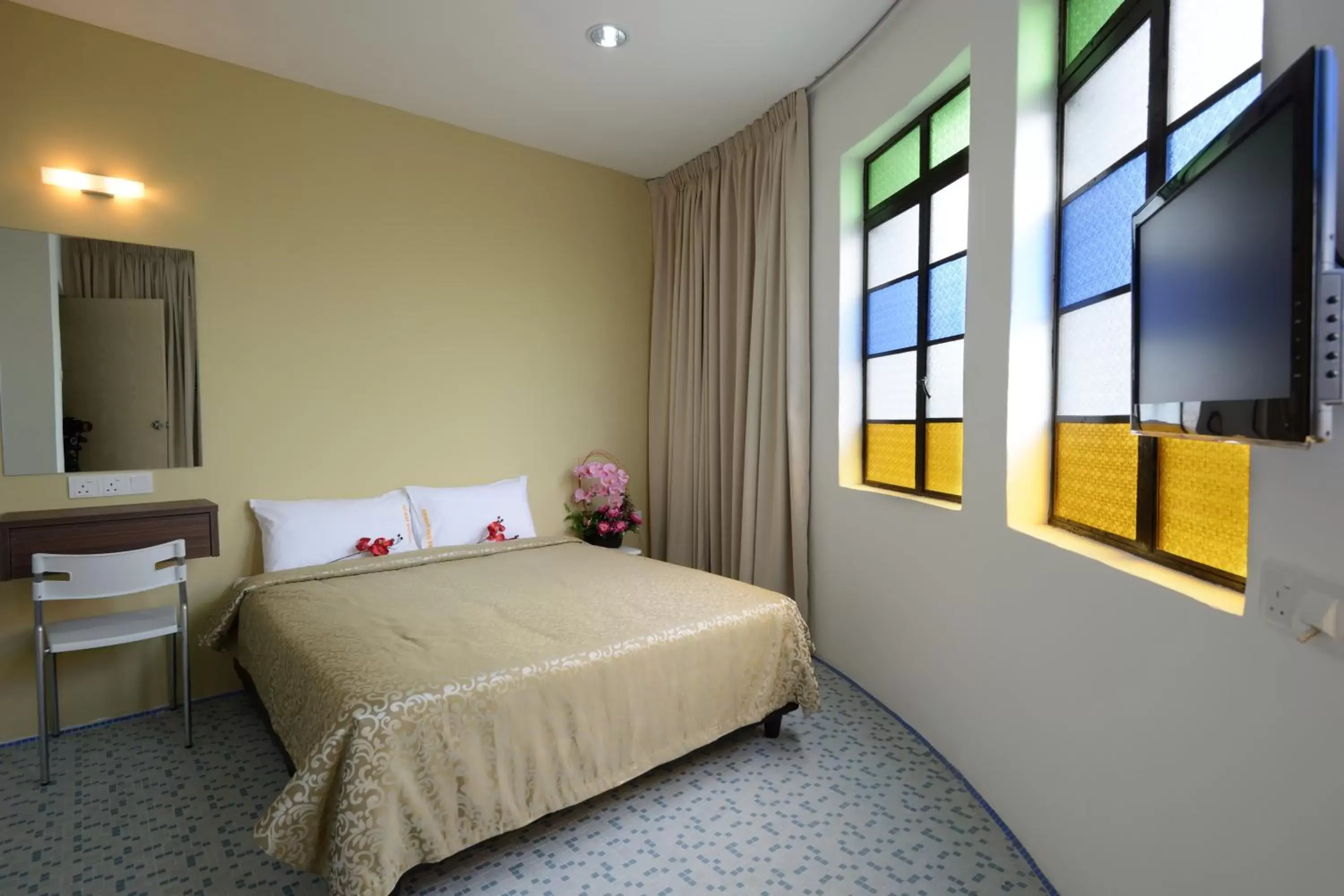 Bed in Grand Inn - Penang Road