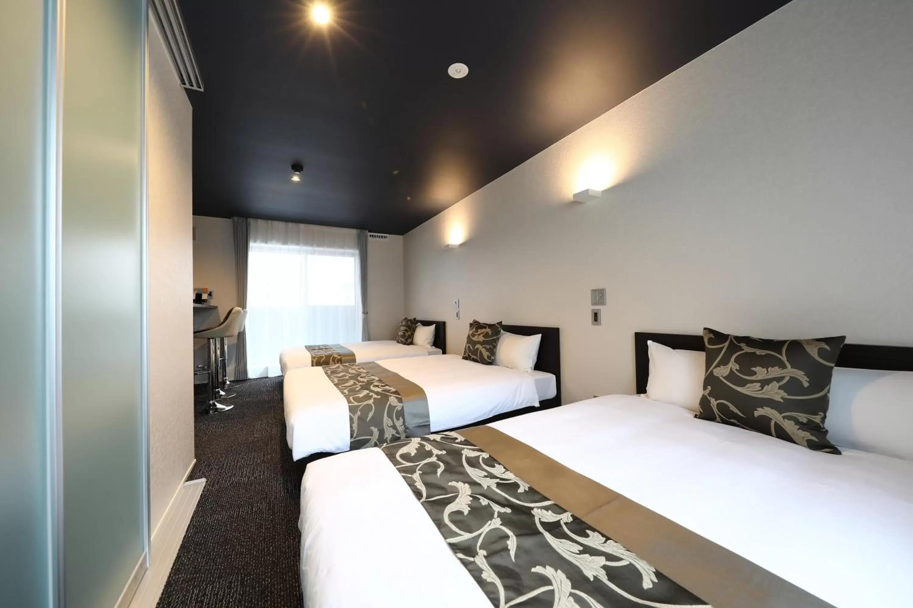 Photo of the whole room, Bed in GRAND BASE Hakata City