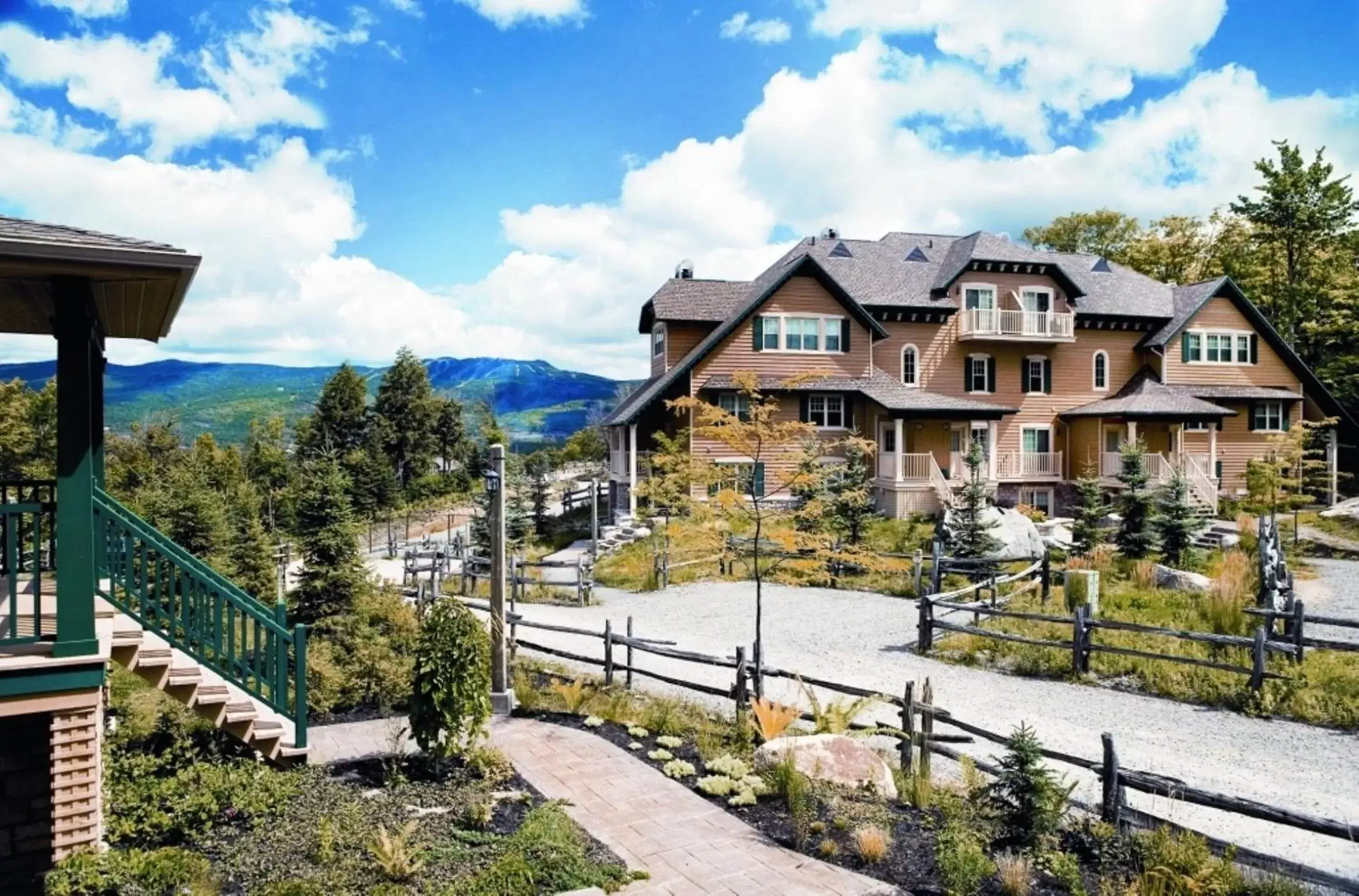 Property building in Cap Tremblant Mountain Resort